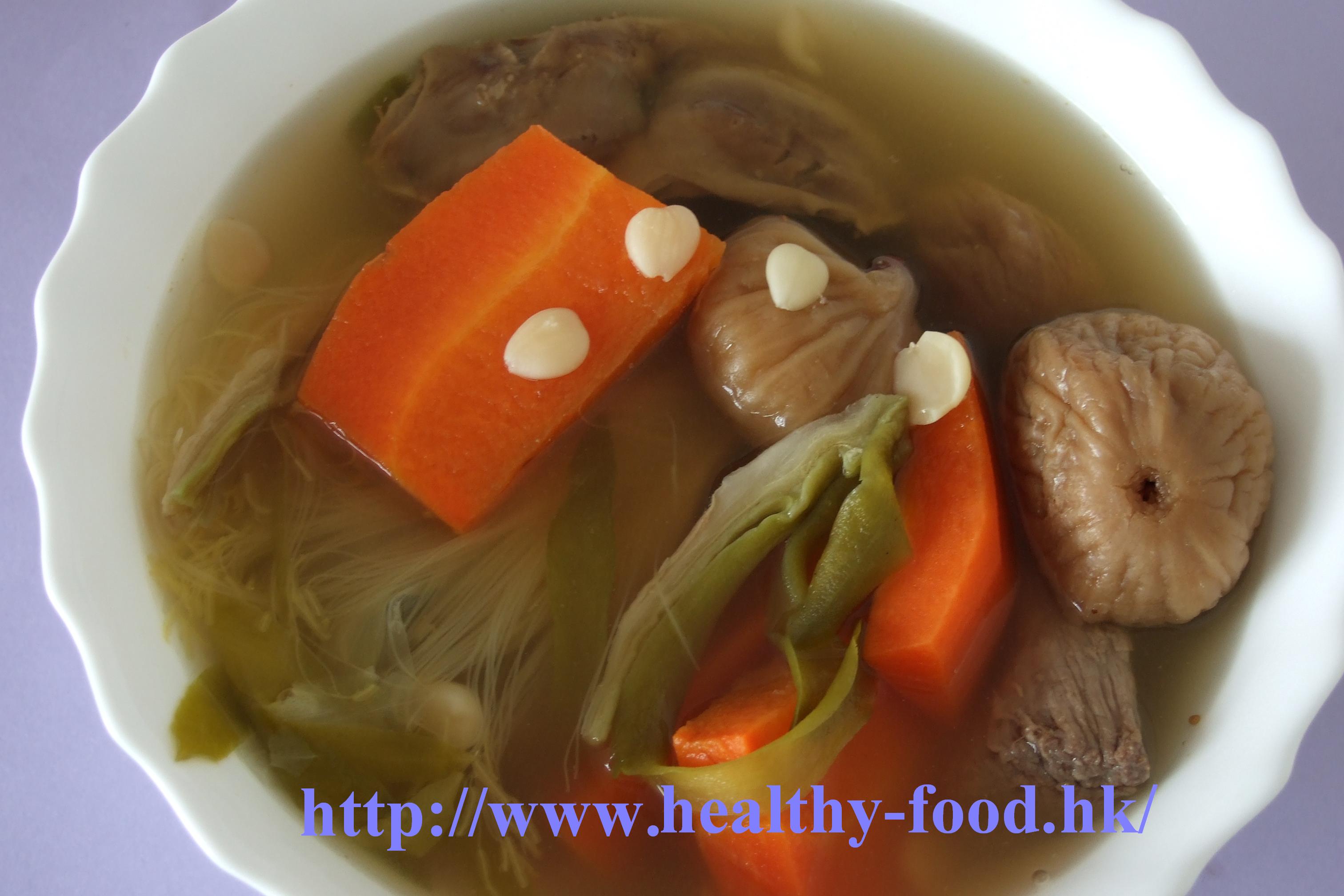 Night-Blooming Cereus, Carrot and Dried Duck Gizzard Soup