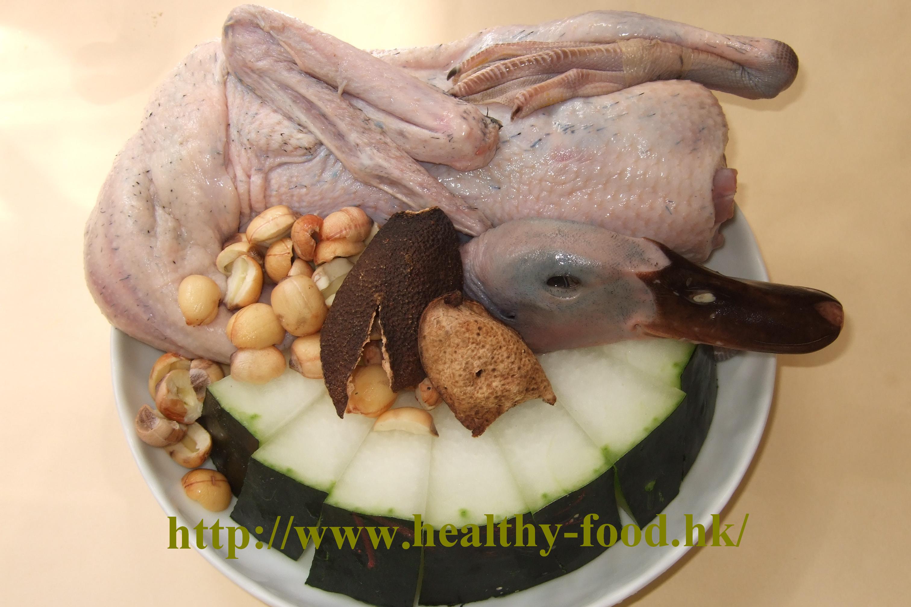Winter Melon, Fresh Lotus Seed and Wild Duck Soup