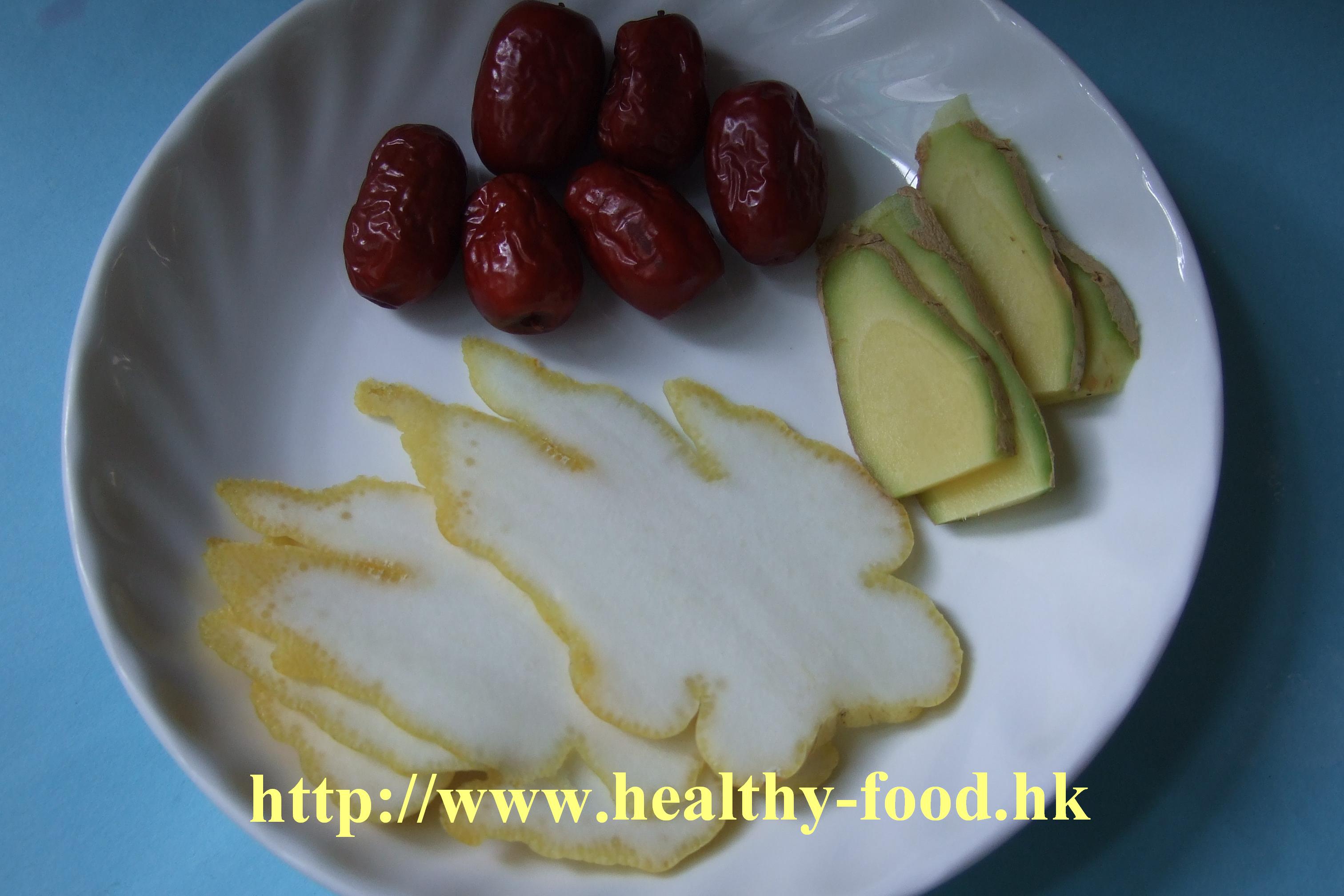 Fresh Fingered-Citron (Fo Shou), Ginger and Red Date Tea