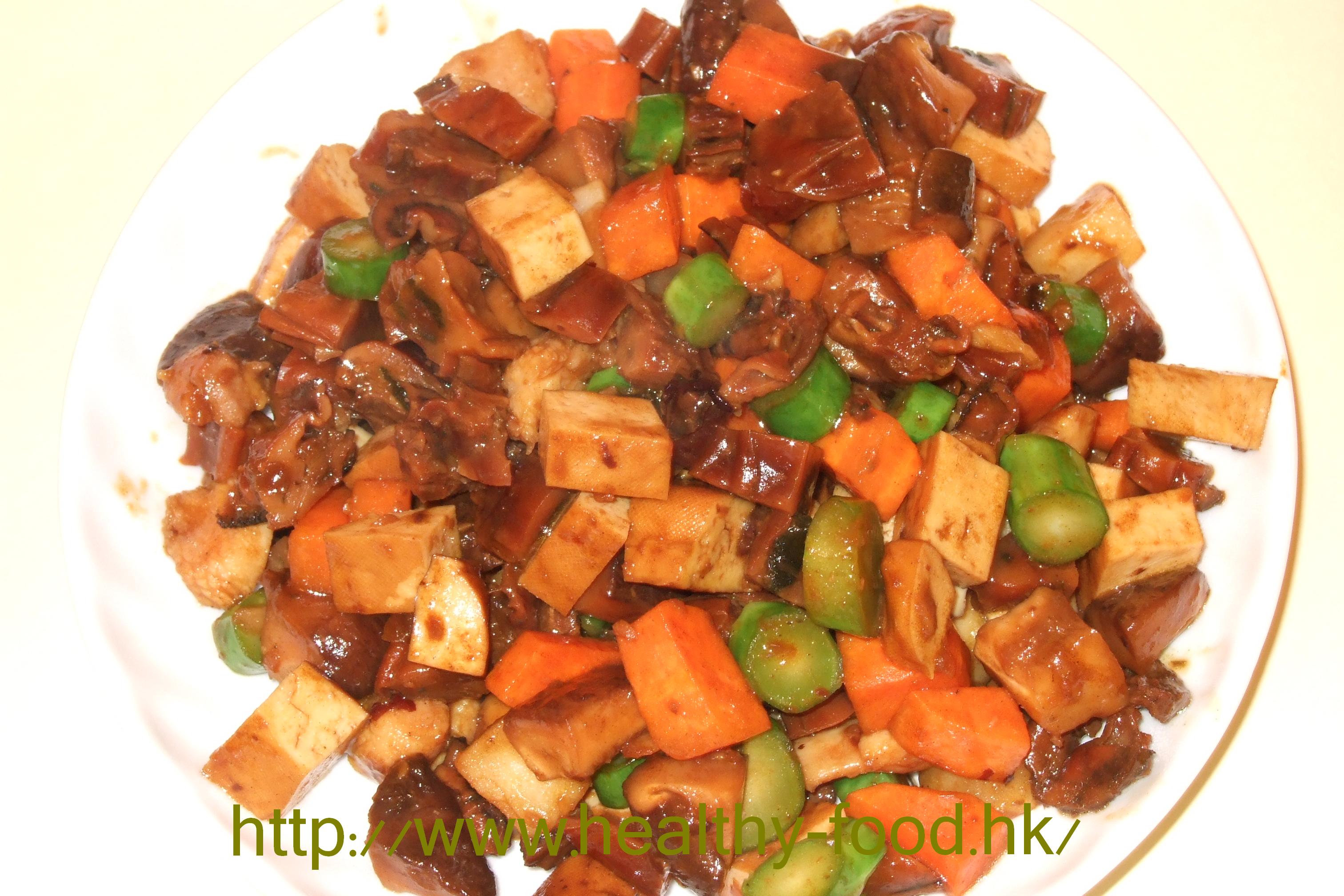 Stir-Fried Dried Oyster and Vegetable Medley