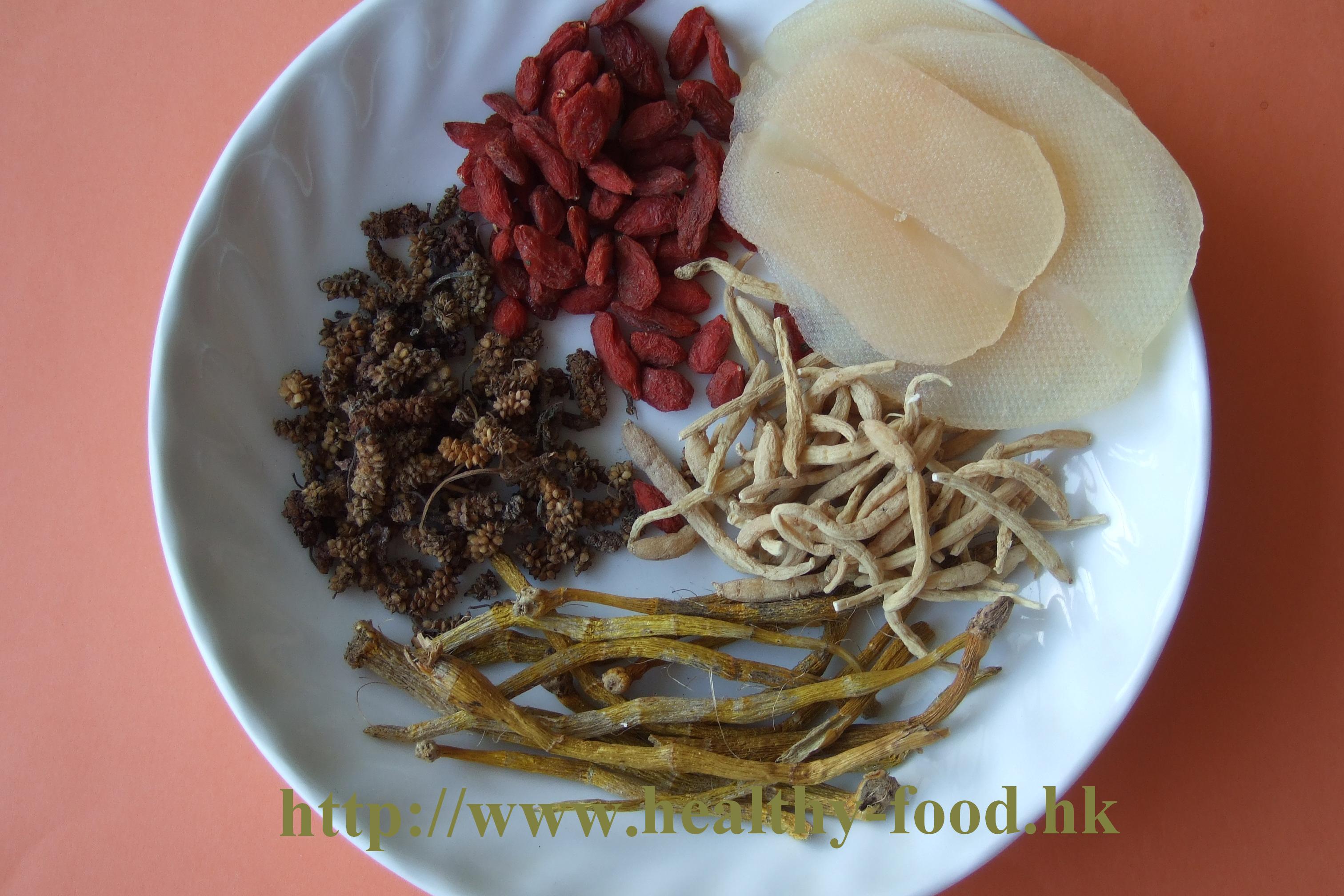 Pseudostellaria, Goji, Dendrobium and Dried Conch Soup