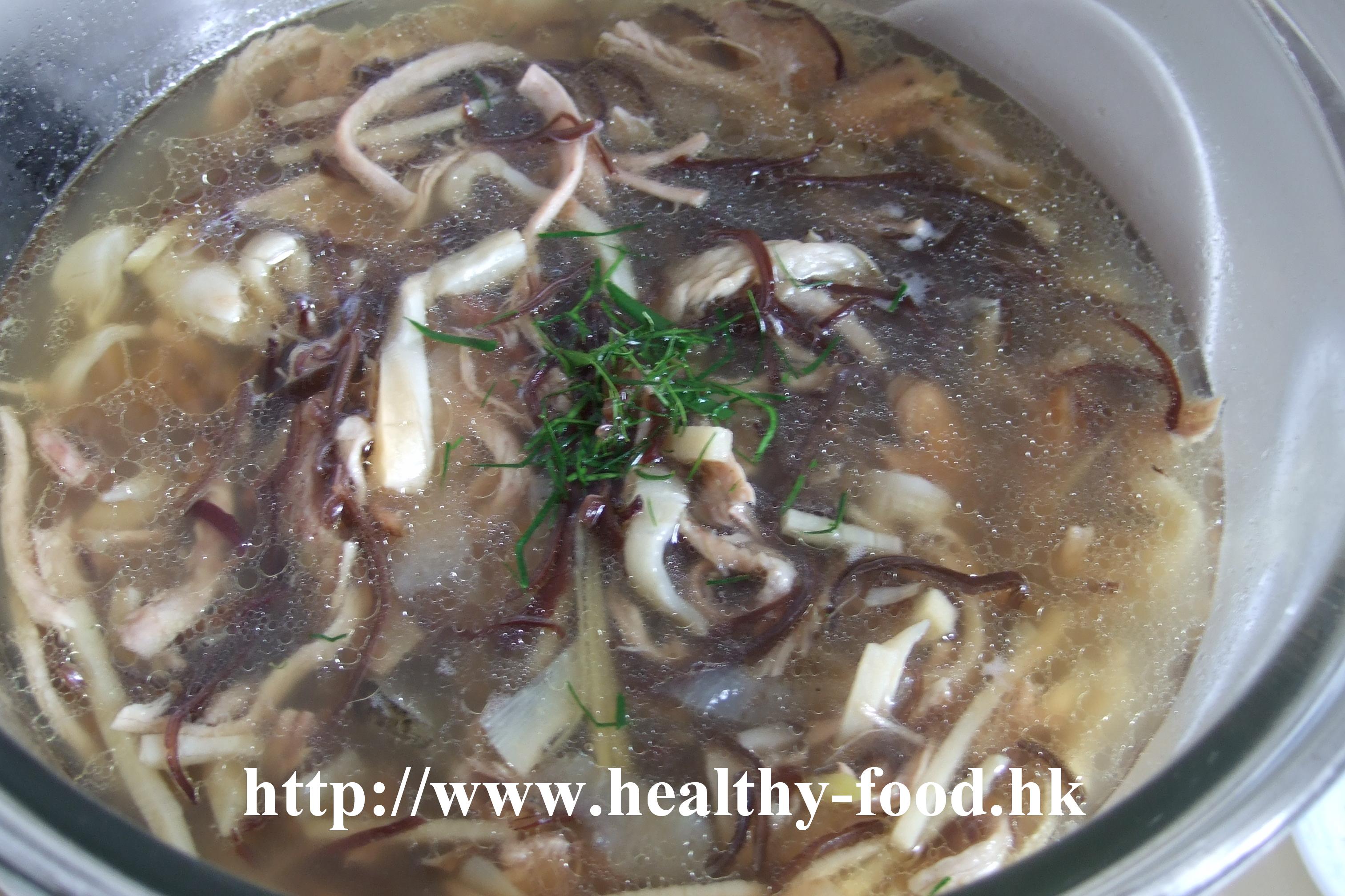 Fish Maw, Sea Cucumber and Snake Broth (Cantonese Style)