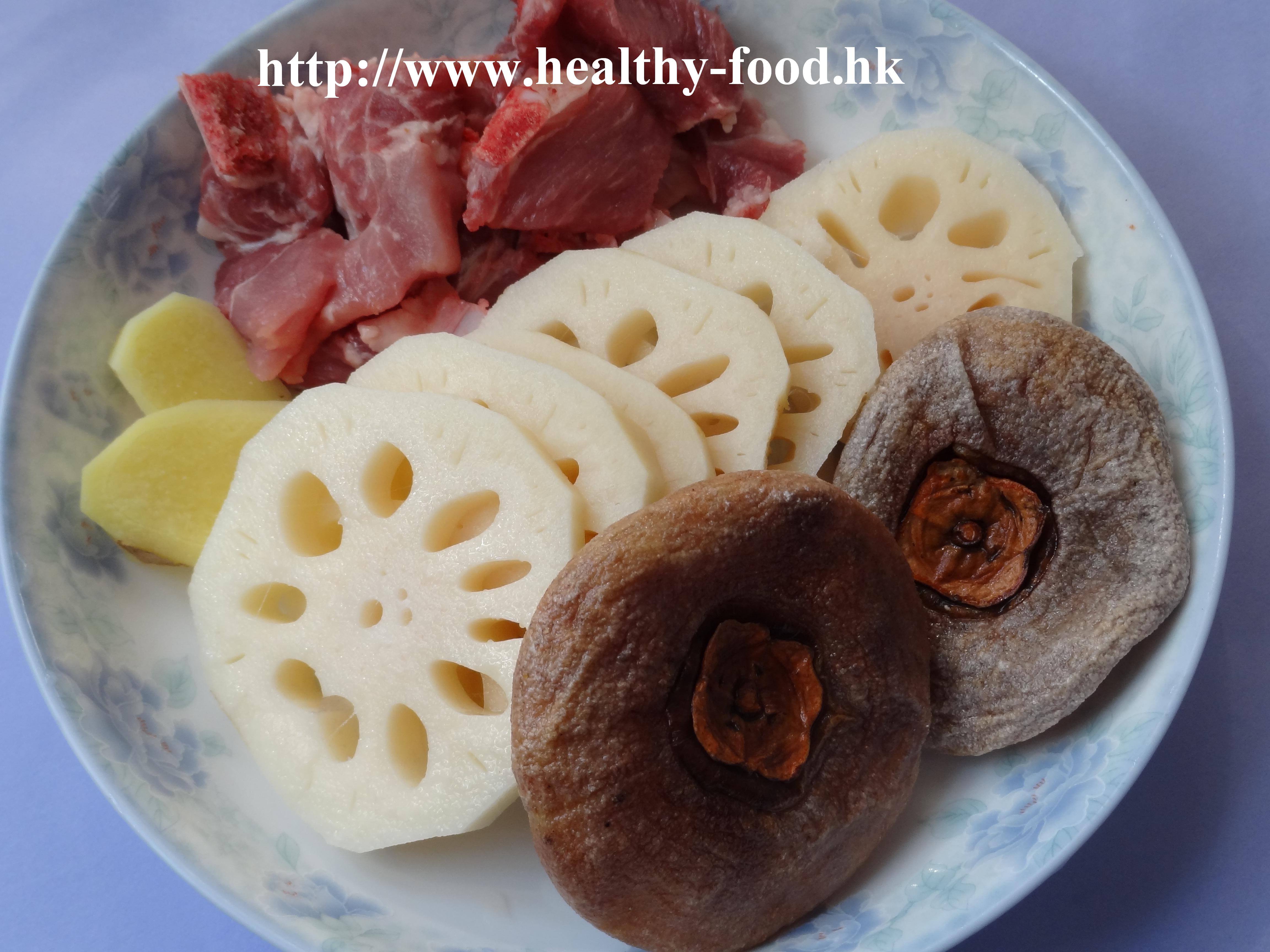 Dried Persimmon and Lotus Root Pork Rib Soup