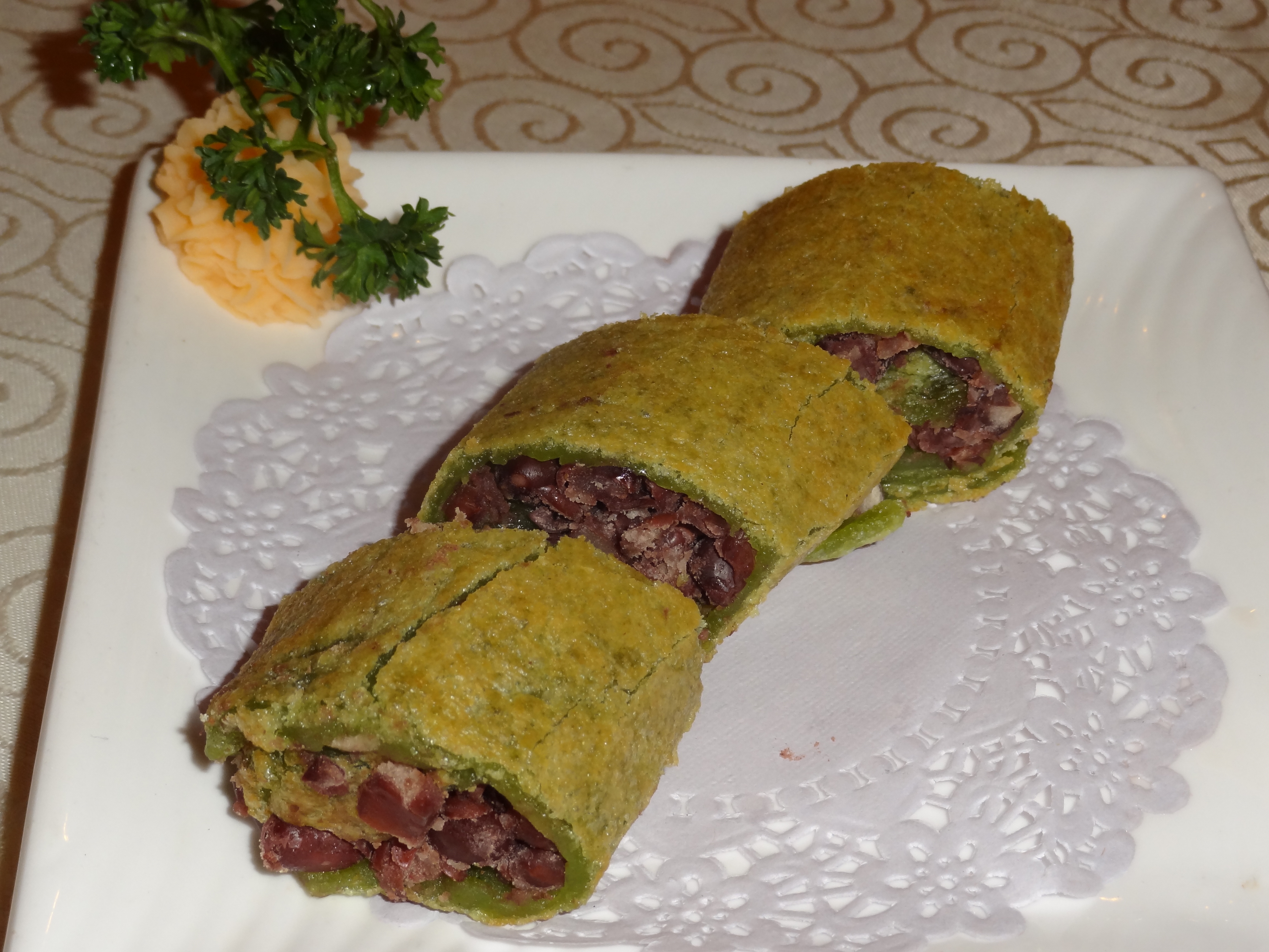 Red Bean Thin Crepes (Boh Bing)