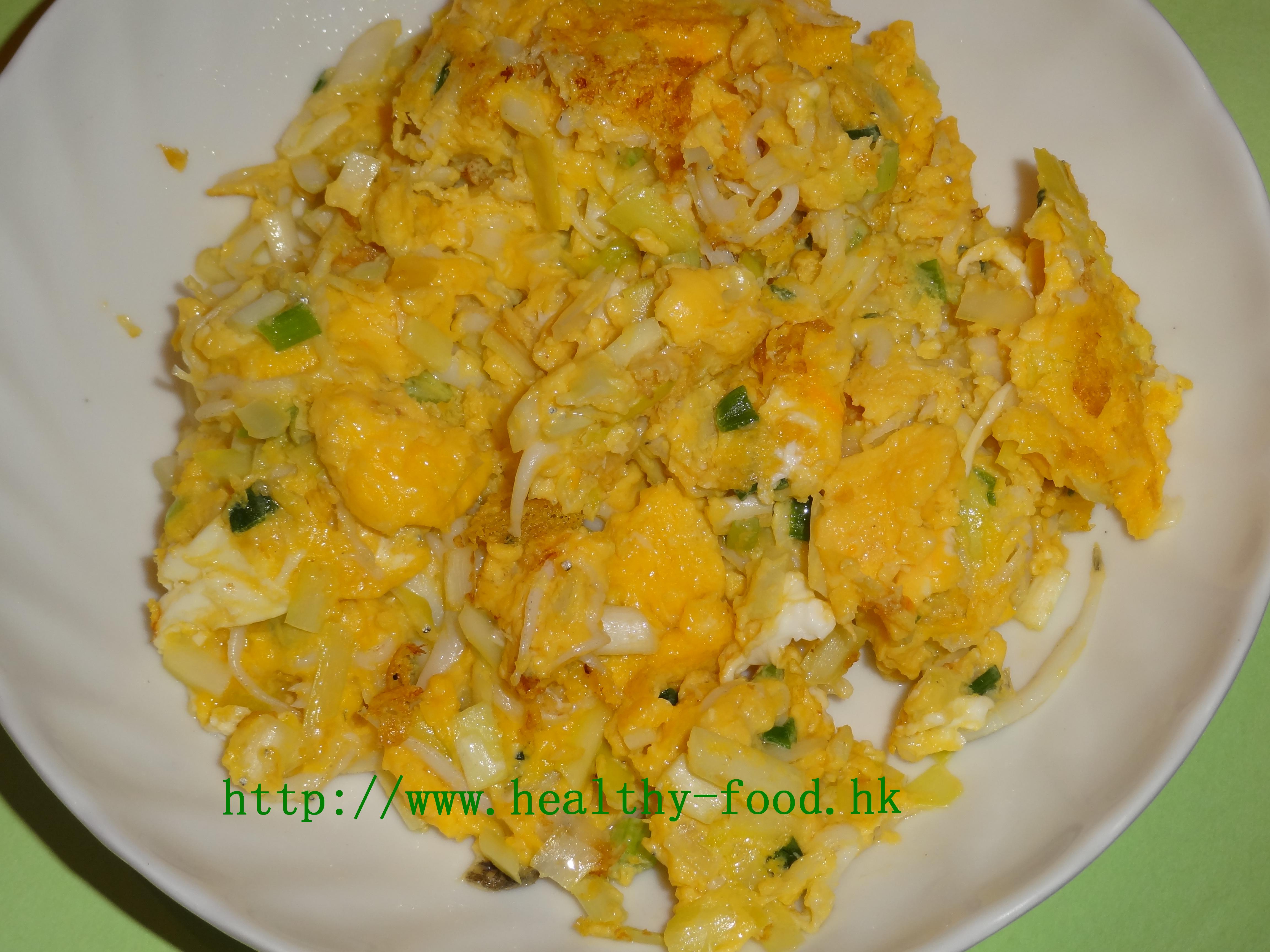Silver Fish and Egg Stir-Fry