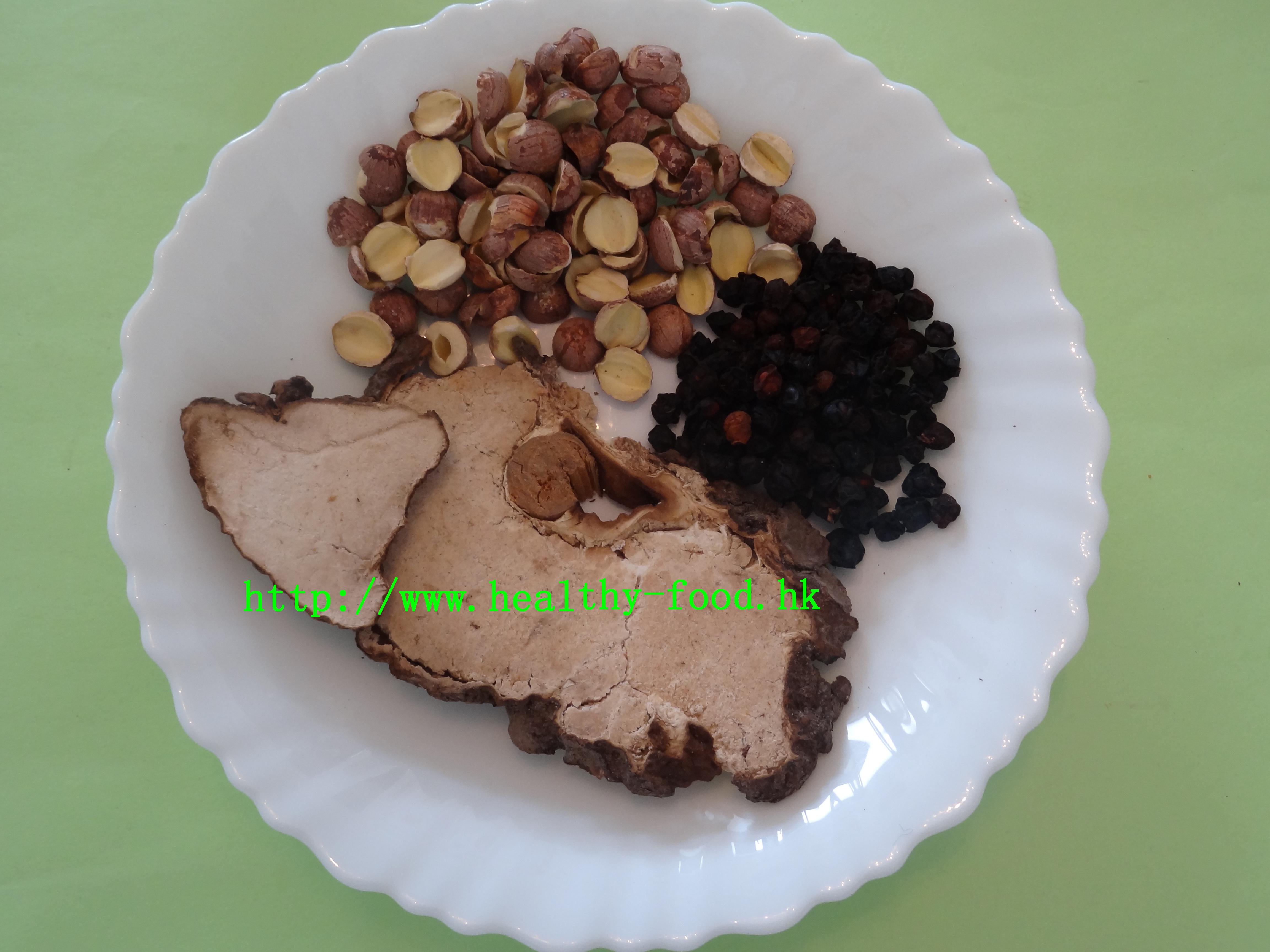 Lotus Seed, Poria and Schisandra Berry Soup (Lian Zi Fu Shen Wu Wei Zi Tang)