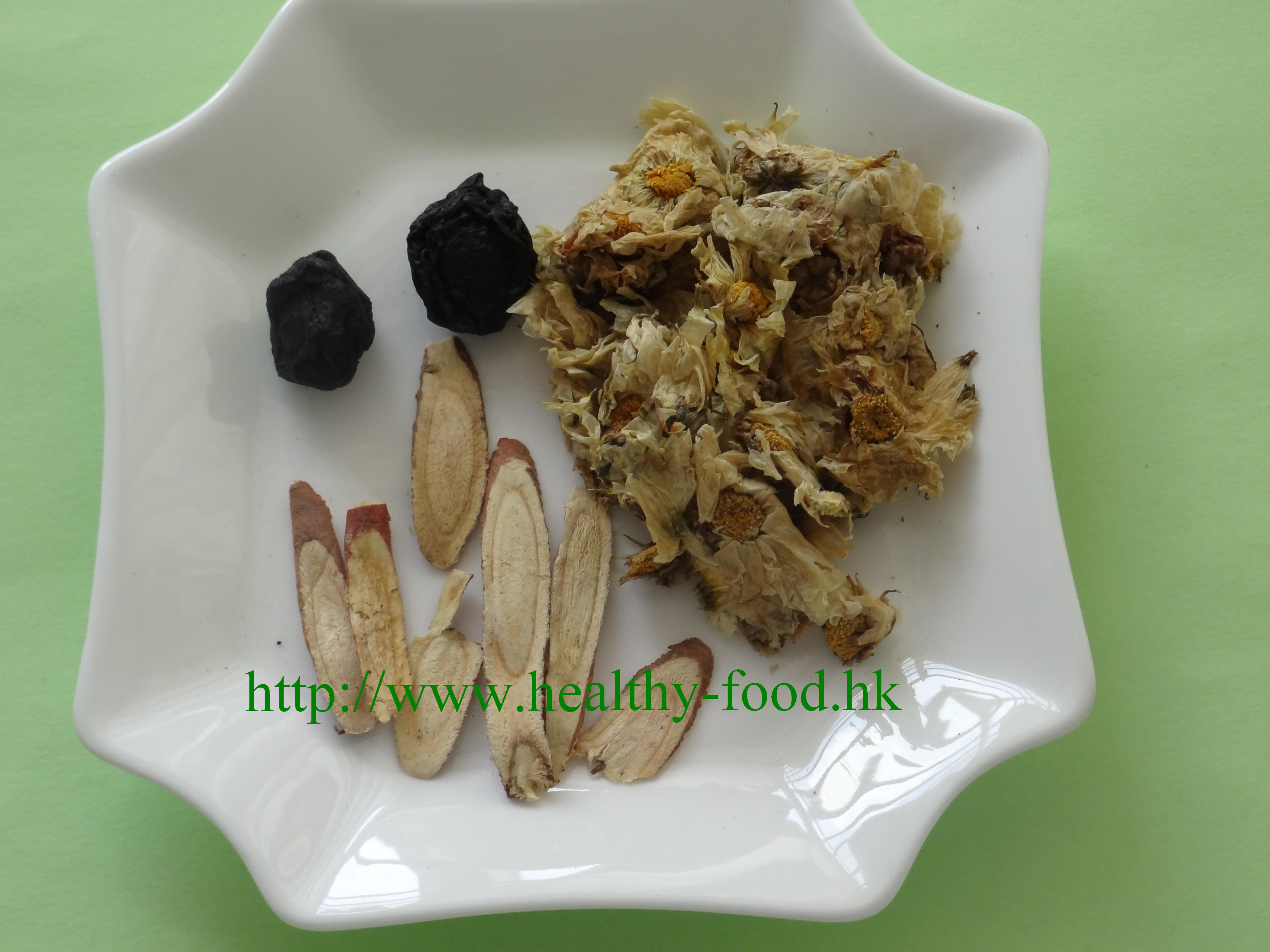 Ume Plum, Licorice Root and Chrysanthemum Tea