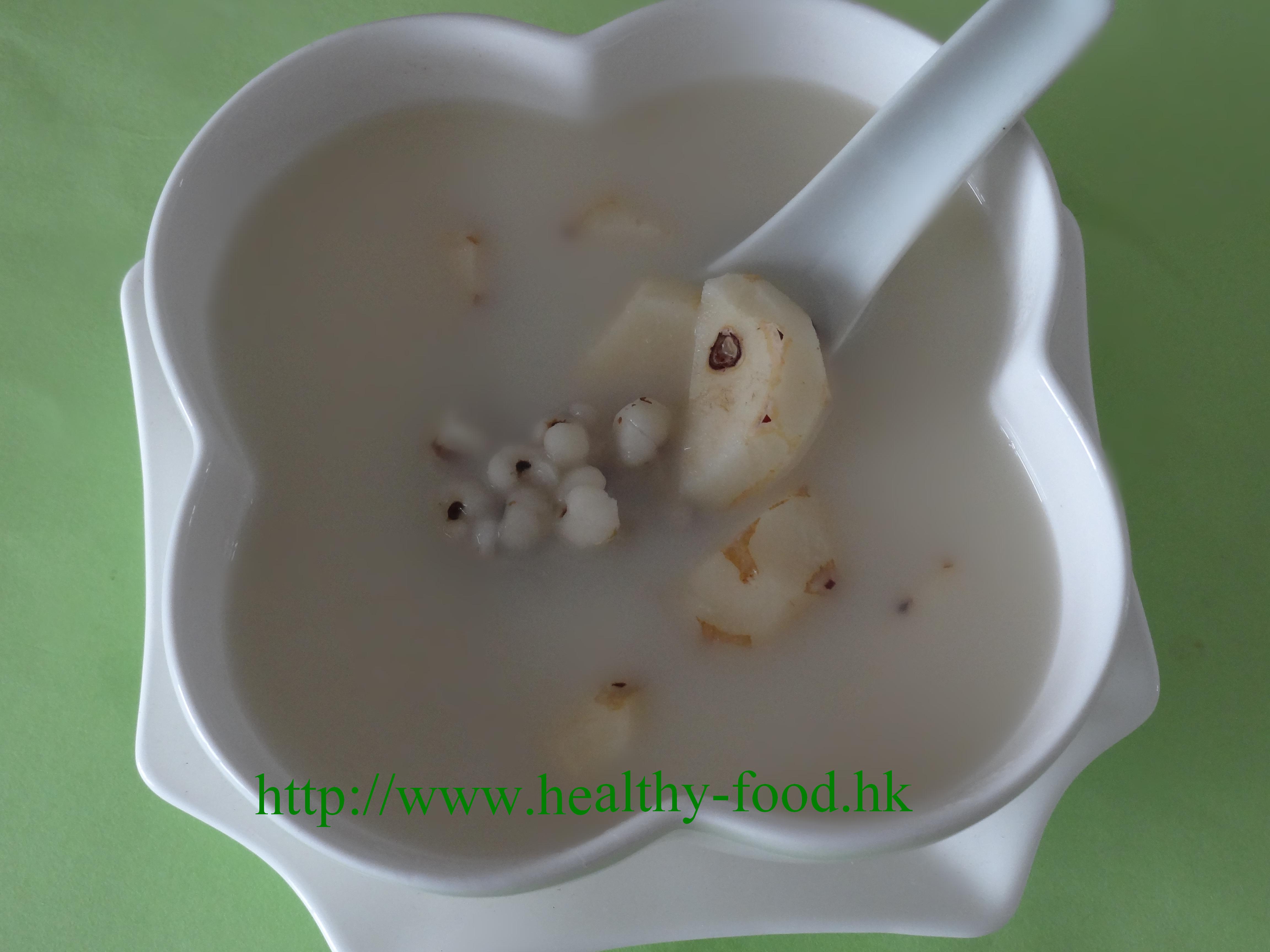 Water Chestnut and Barley Soy Milk