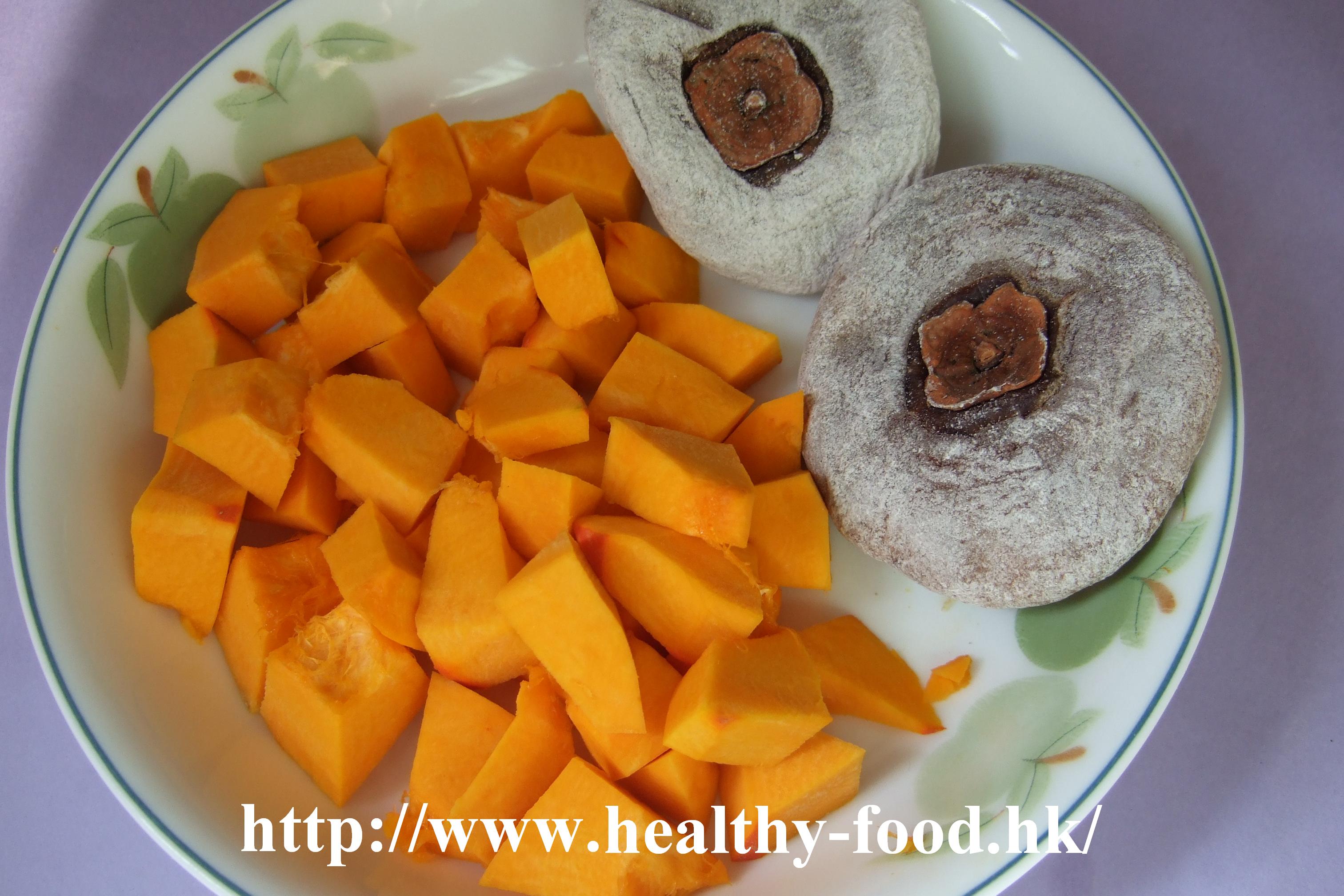 Pumpkin & Dried Persimmon Soup