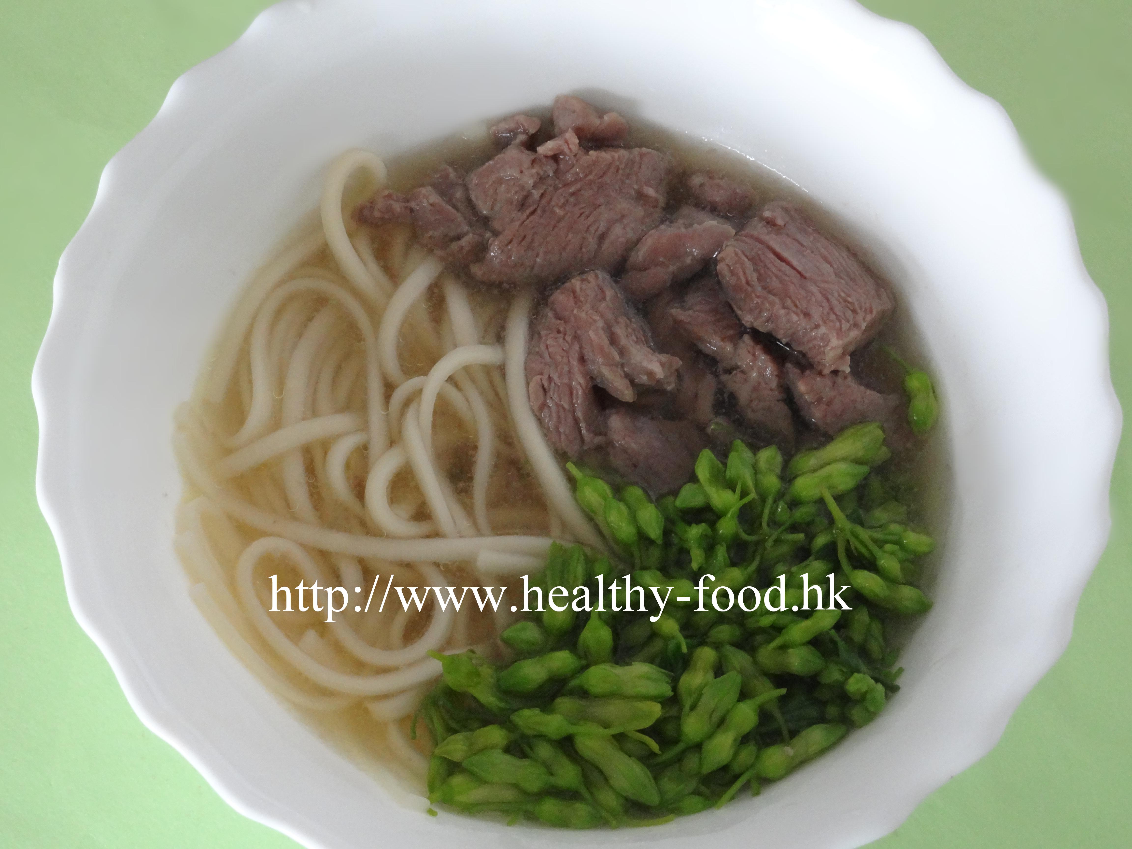 Night-Blooming Jasmine Flower Beef Noodle Soup