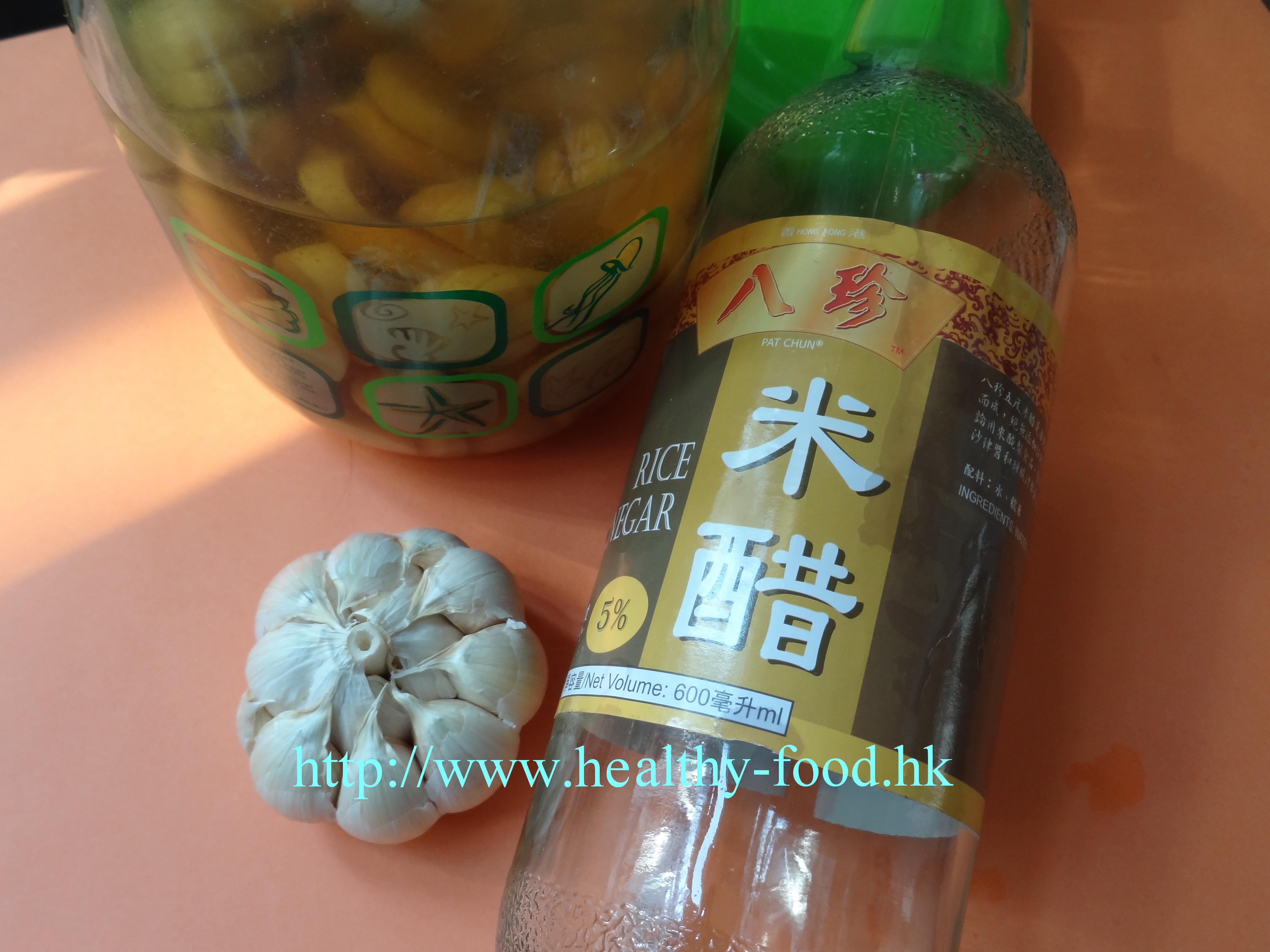 Garlic Rice-Vinegar Infusion
