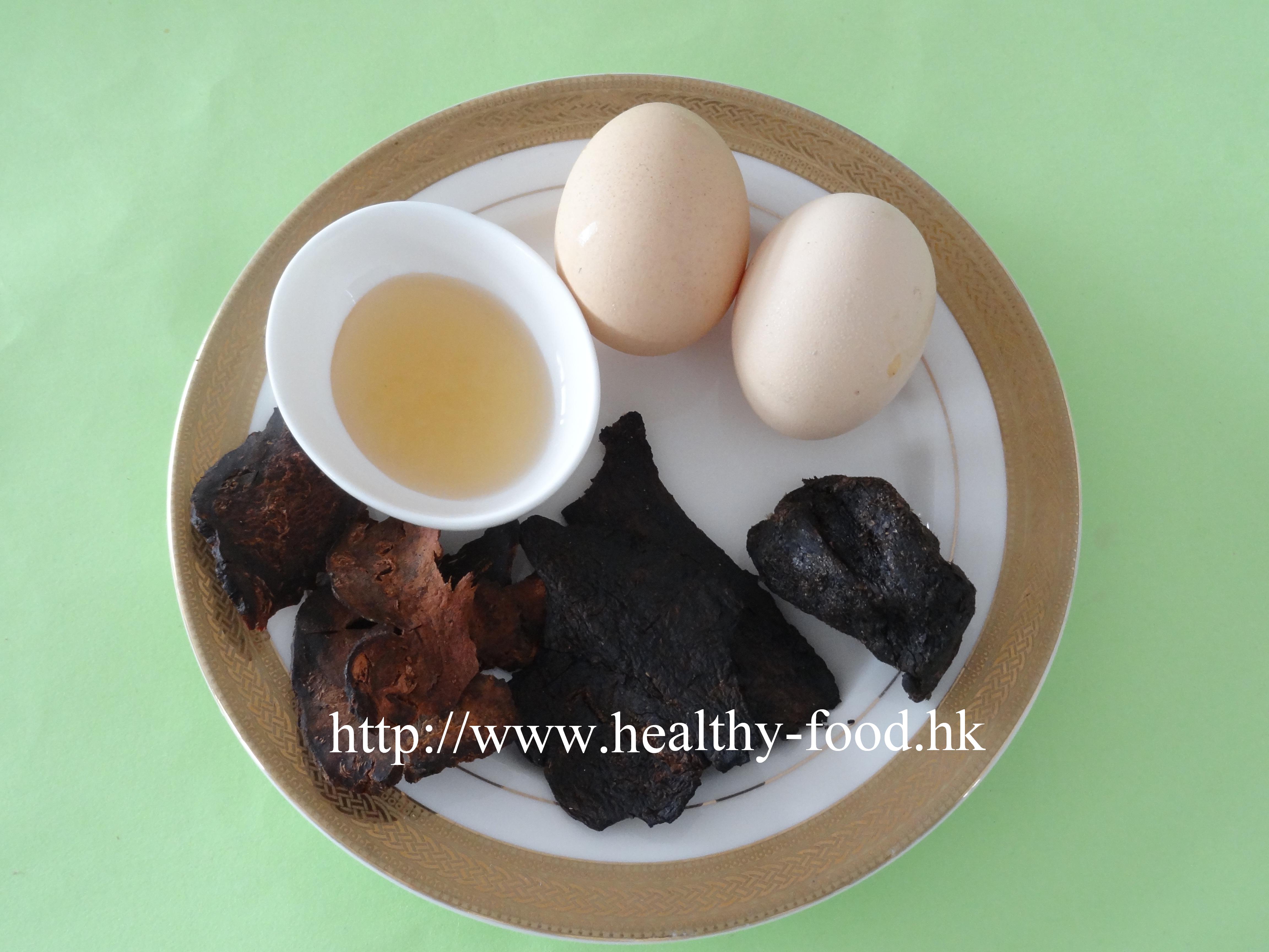 He Shou Wu, Huang Jing, Sheng Di, and Egg Soup