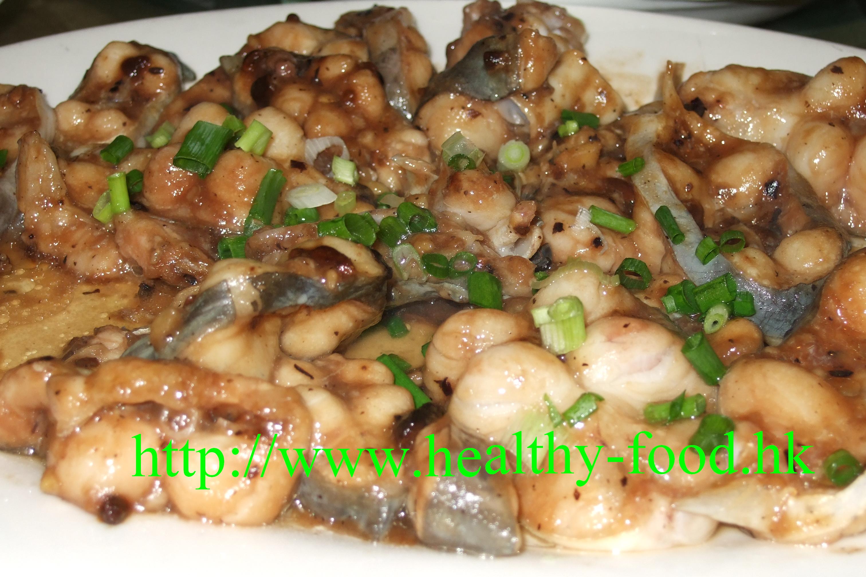 Steamed White Eel with Black Bean Sauce