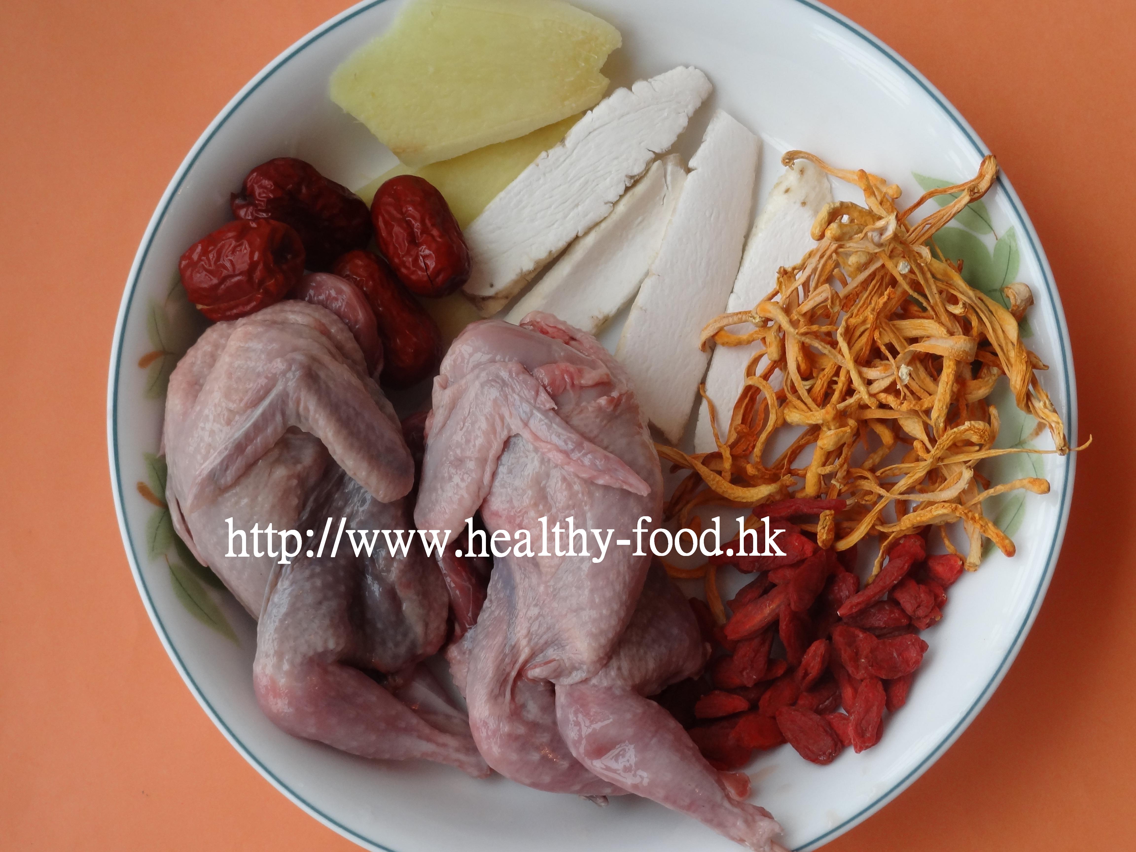 Cordyceps Flower, Chinese Yam, Goji Berry and Quail Soup