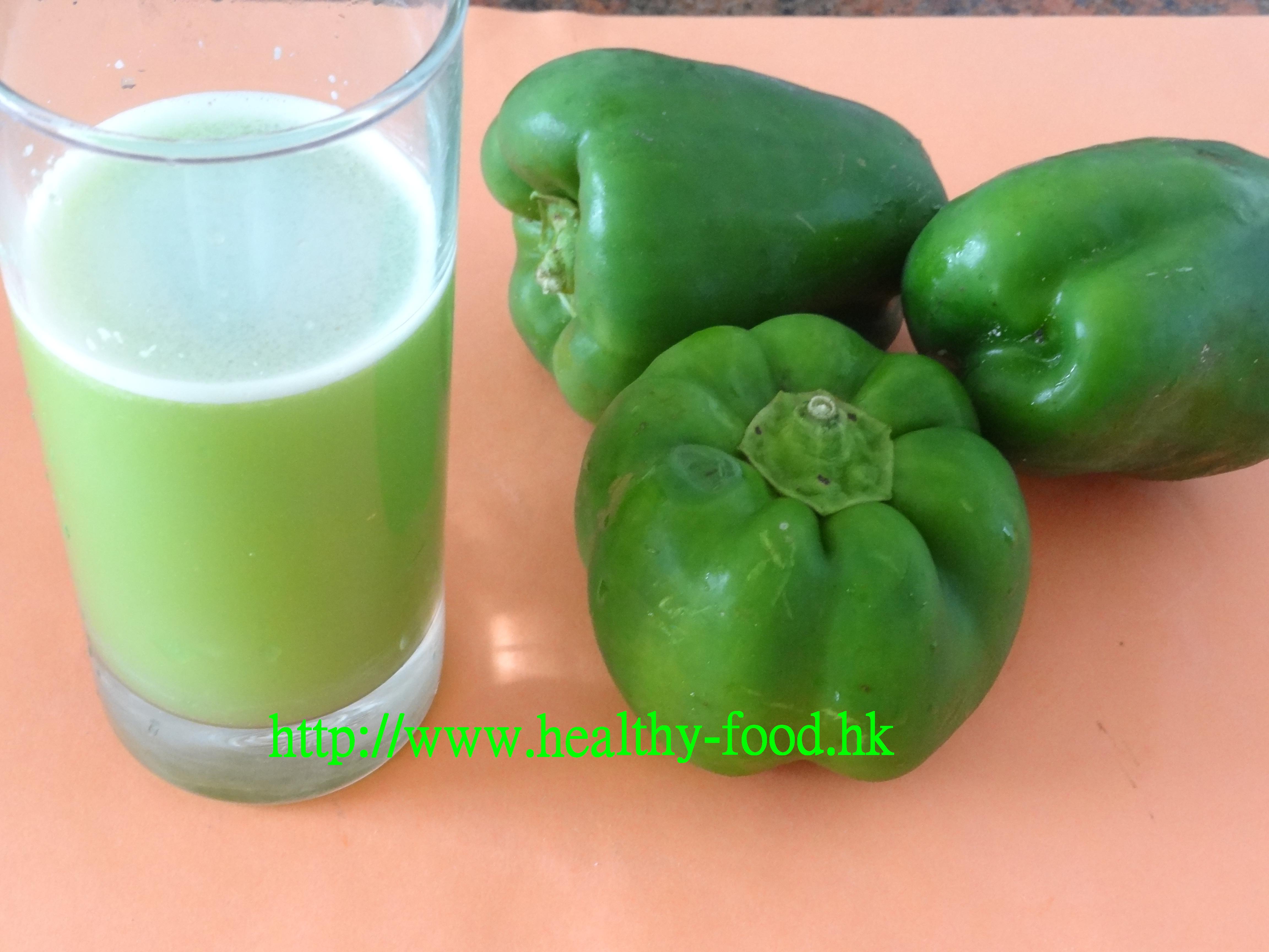 Green Pepper and Carrot Juice
