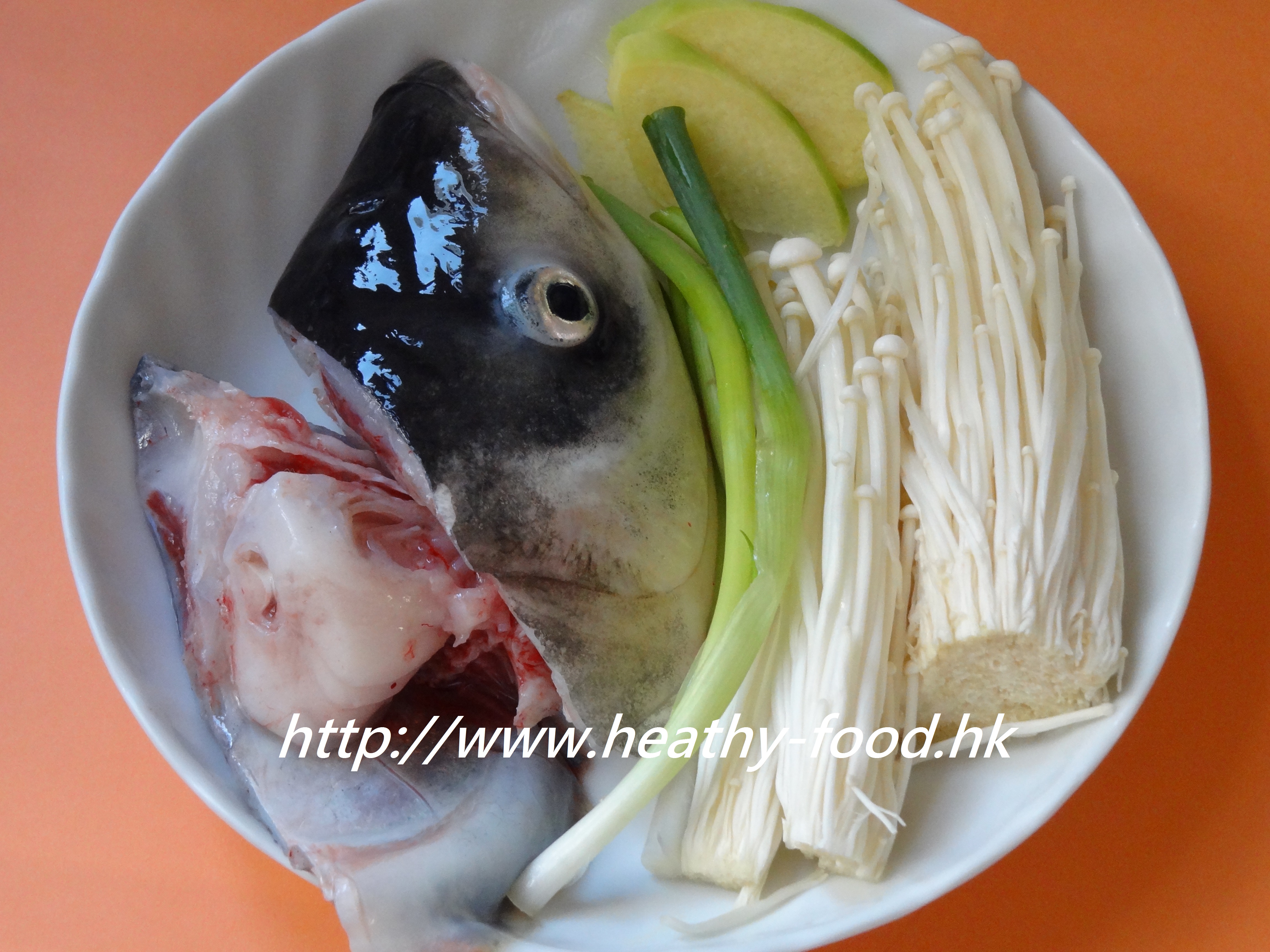 Enoki Mushroom & Silver Carp Head Soup