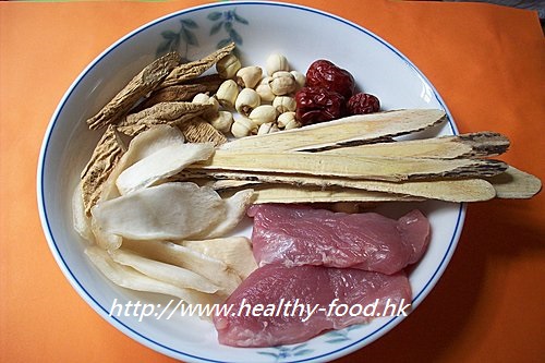 Codonopsis, Astragalus, Chinese Yam and Lotus Seed Lean Pork Soup