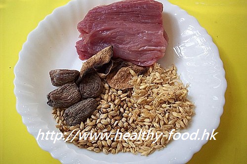 Sprouted Grain, Malt and Pork Soup