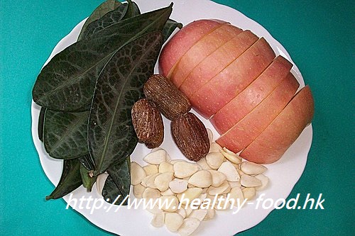 Longdi Leaf, Apricot Kernel and Apple Soup