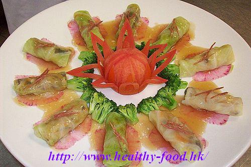 Wellness Cabbage Rolls (Yang Sheng Ye Cai Juan)