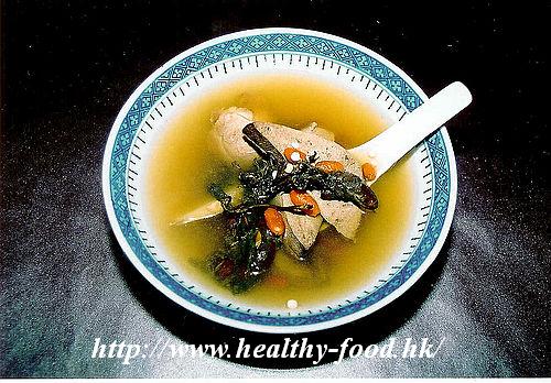 Cicada Flower, Goji Berry & Pork Liver Soup