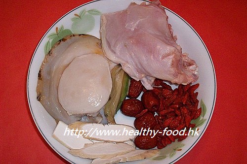 Huai Qi Abalone Chicken Soup