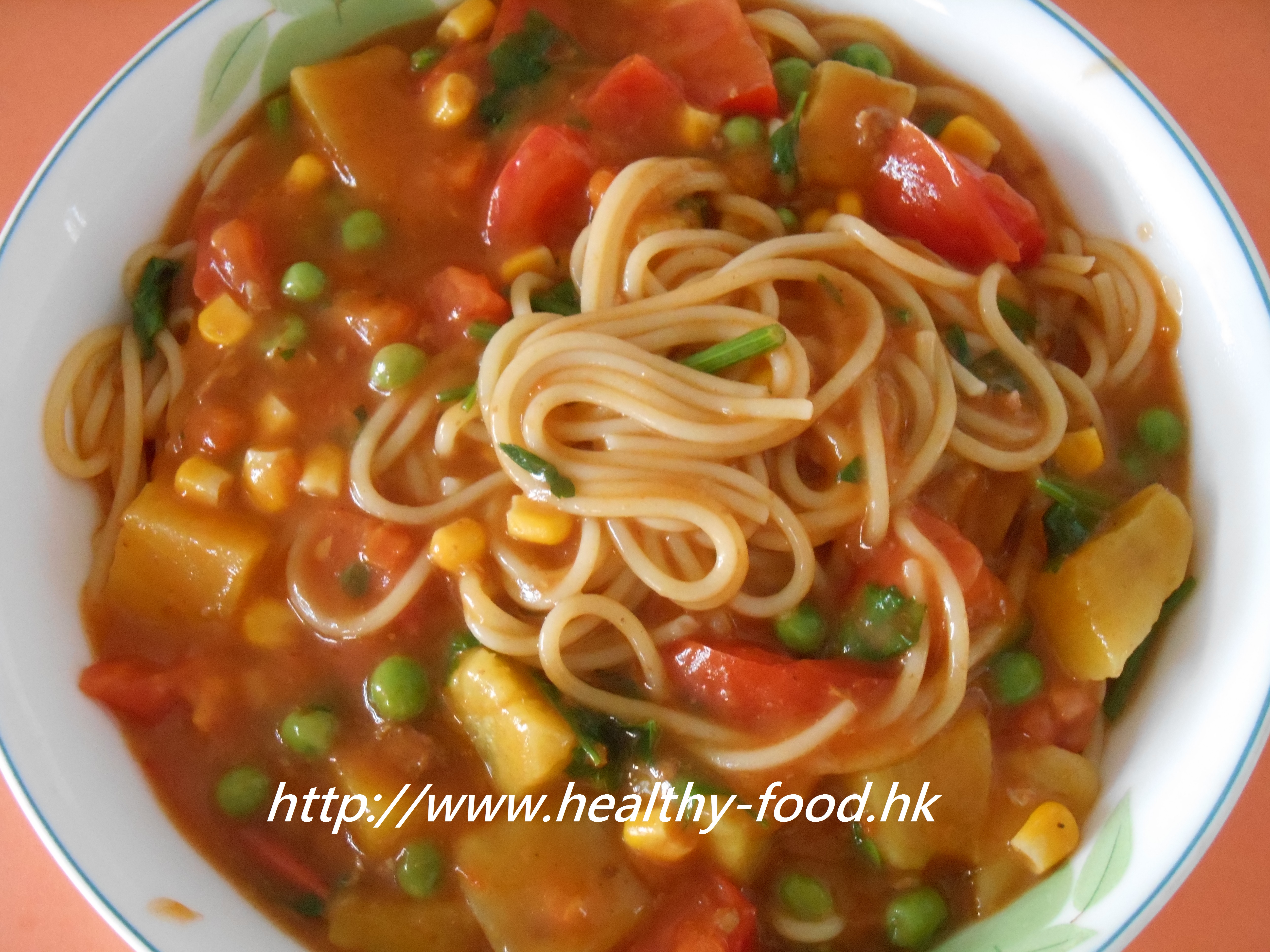 Tomato Mixed Vegetable Pasta