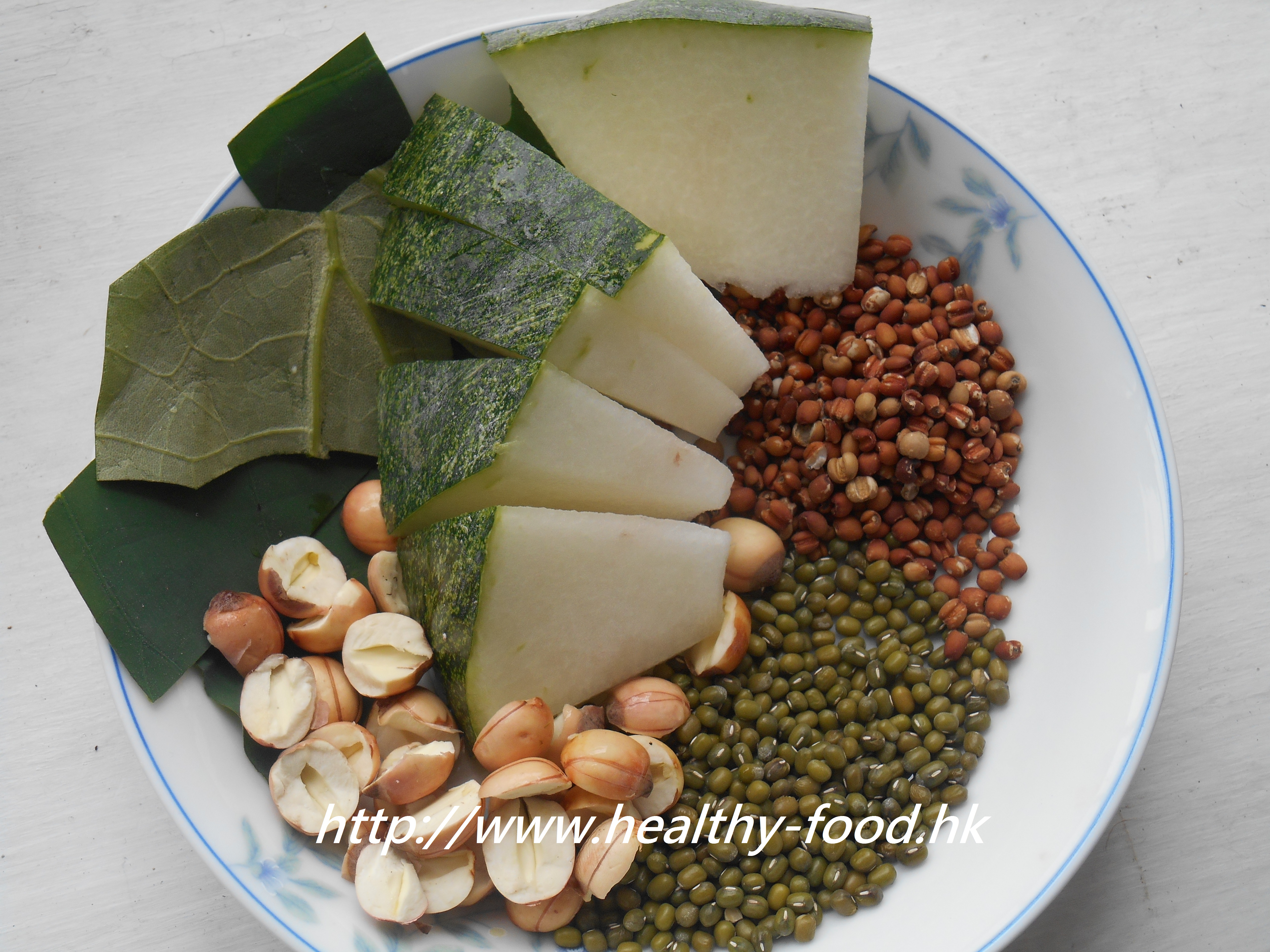 Lotus Leaf, Fresh Lotus Seed and Winter Melon Soup