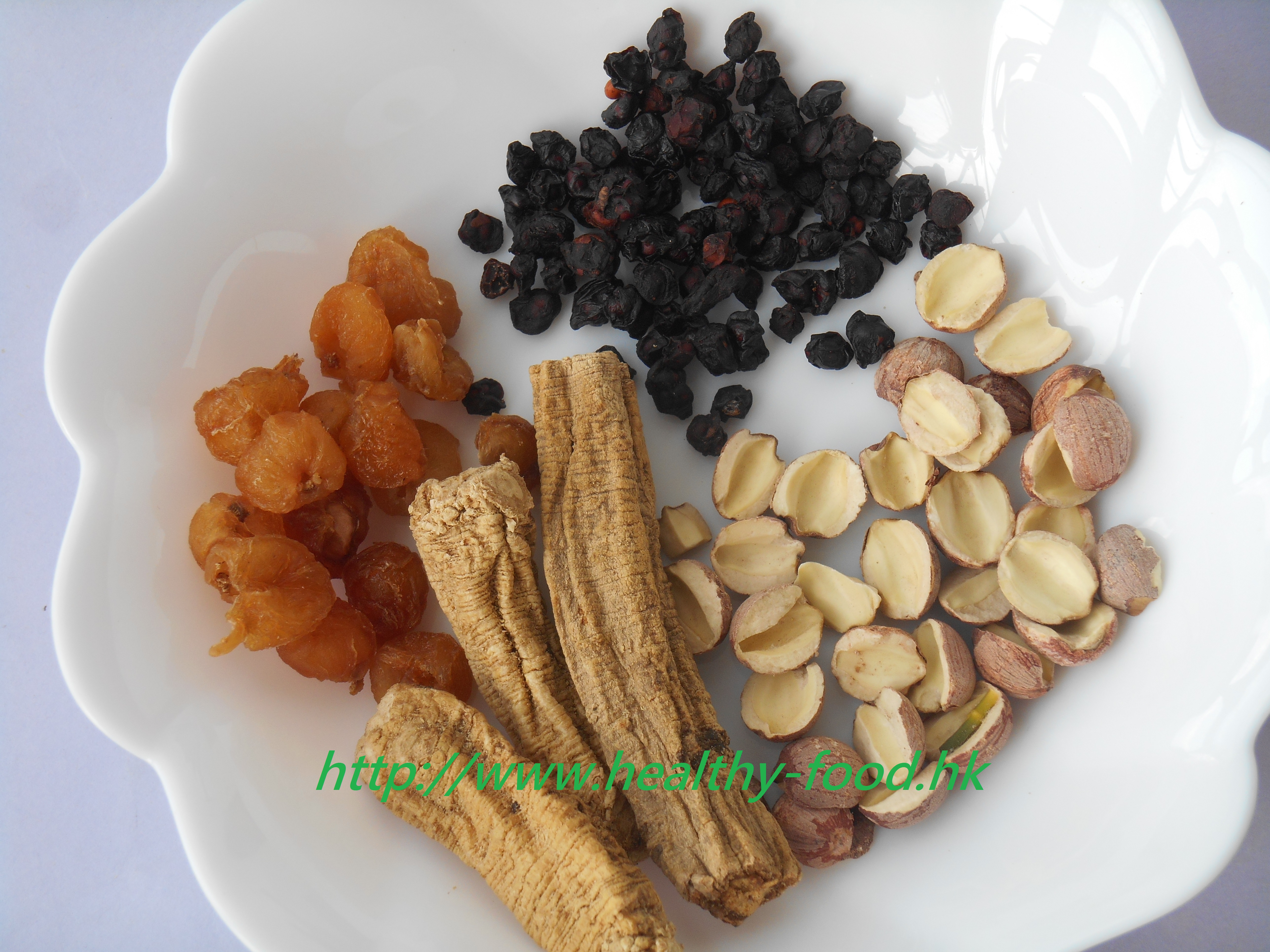 Schisandra, Codonopsis, Longan and Lotus Seed Tea
