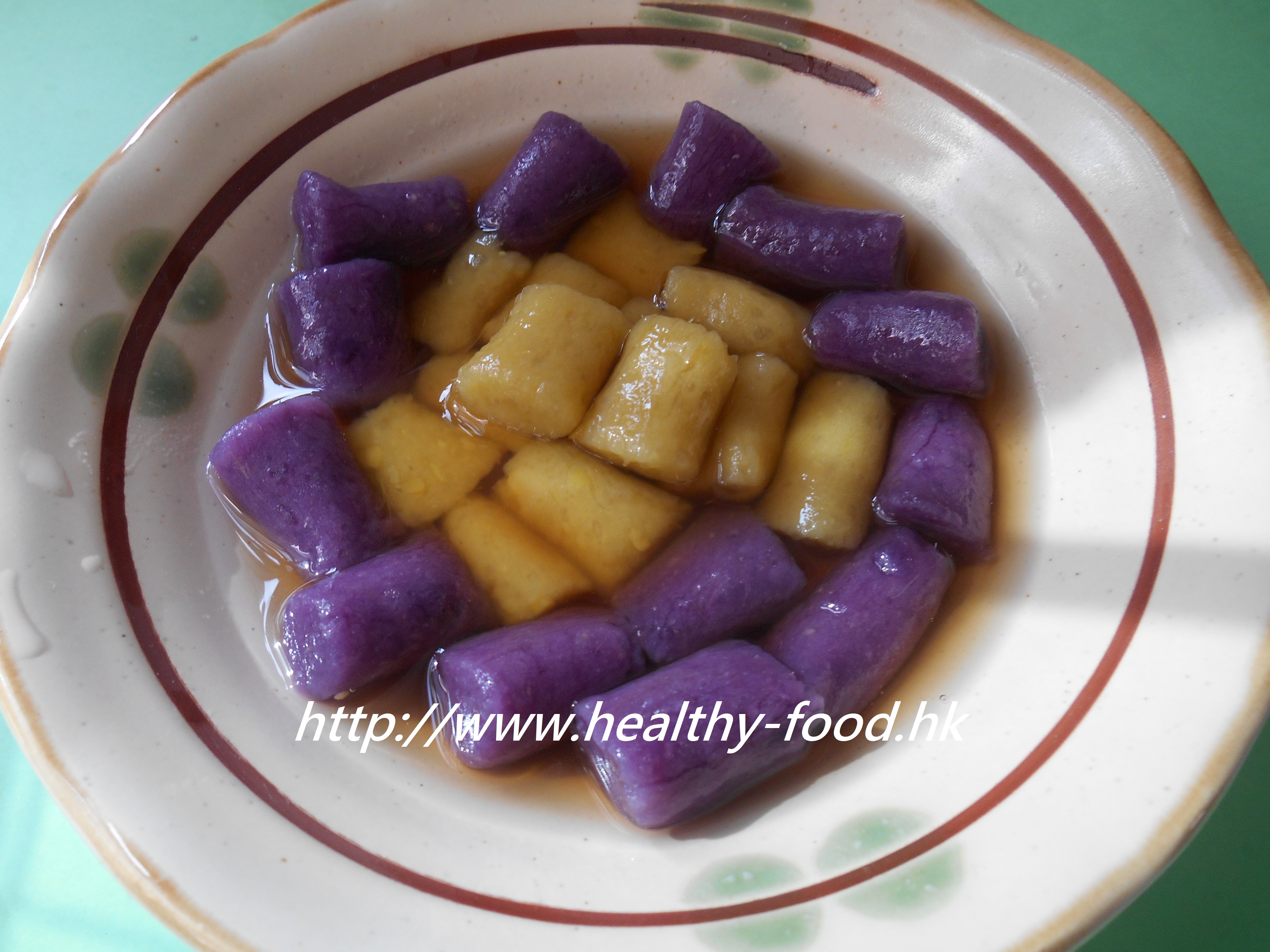 Two-Colour Sweet Potato Balls