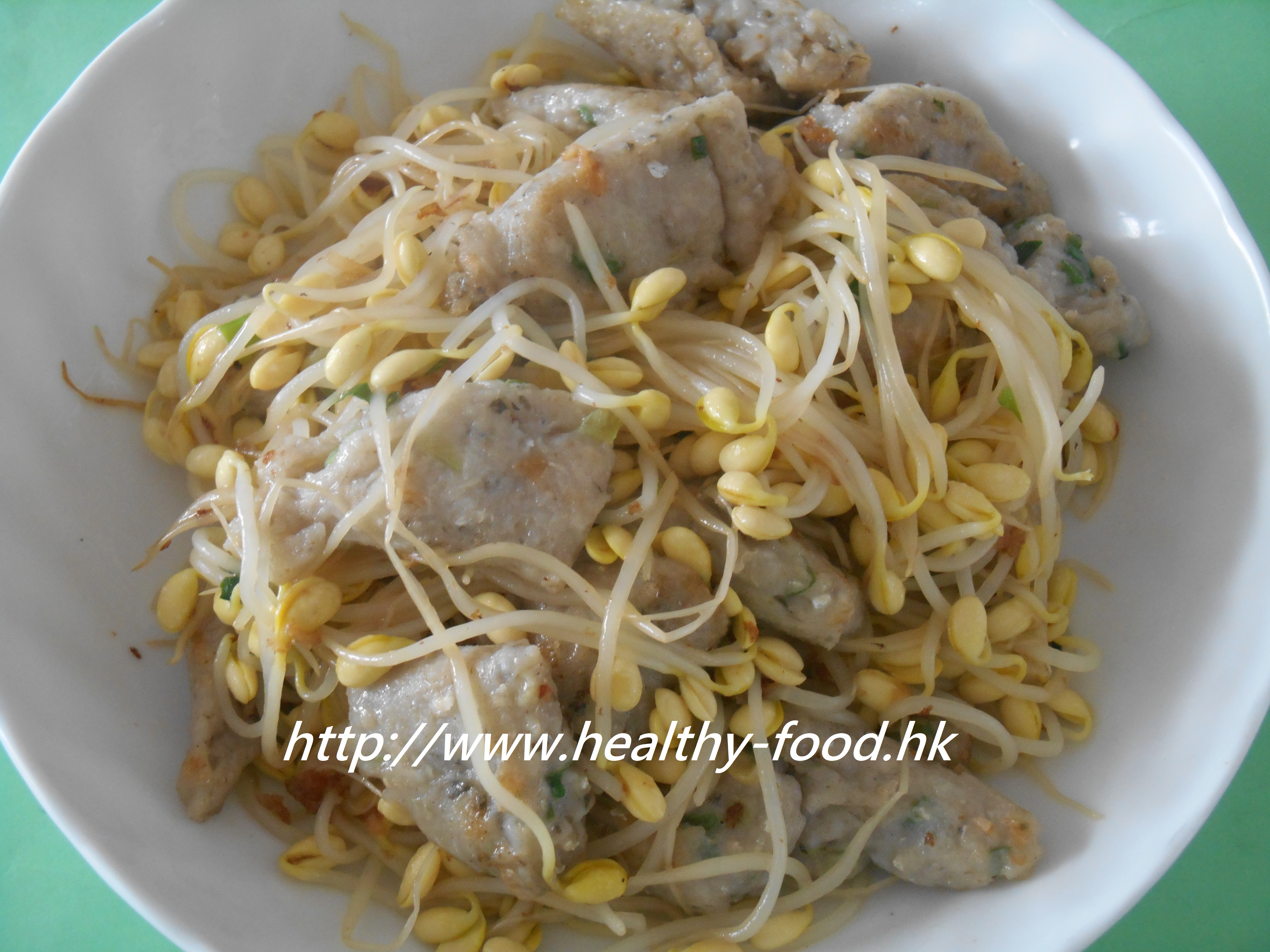 Soybean Sprout and Dace Fish Paste Stir-Fry