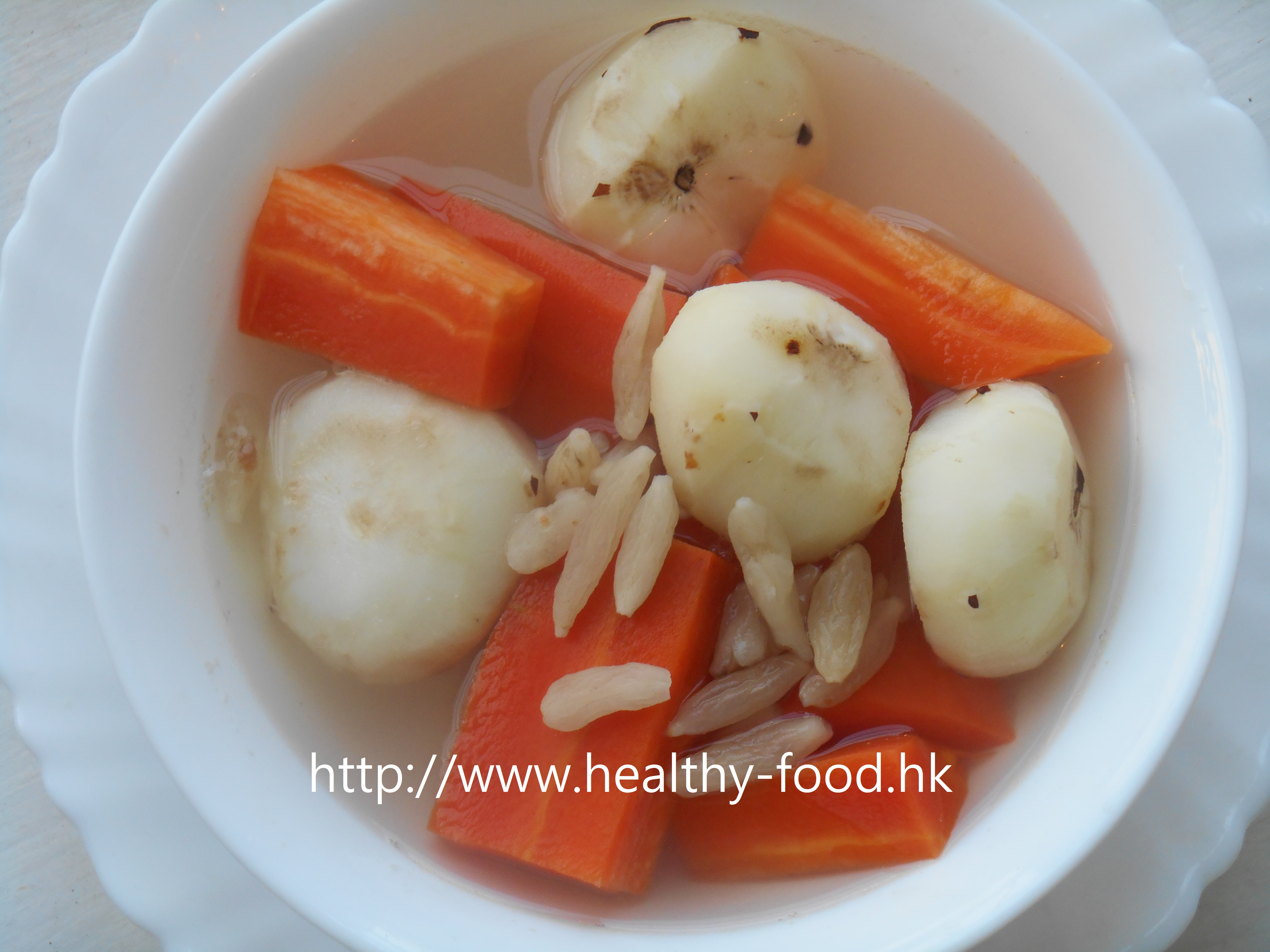 Carrot, Water Chestnut and Ophiopogon Drink