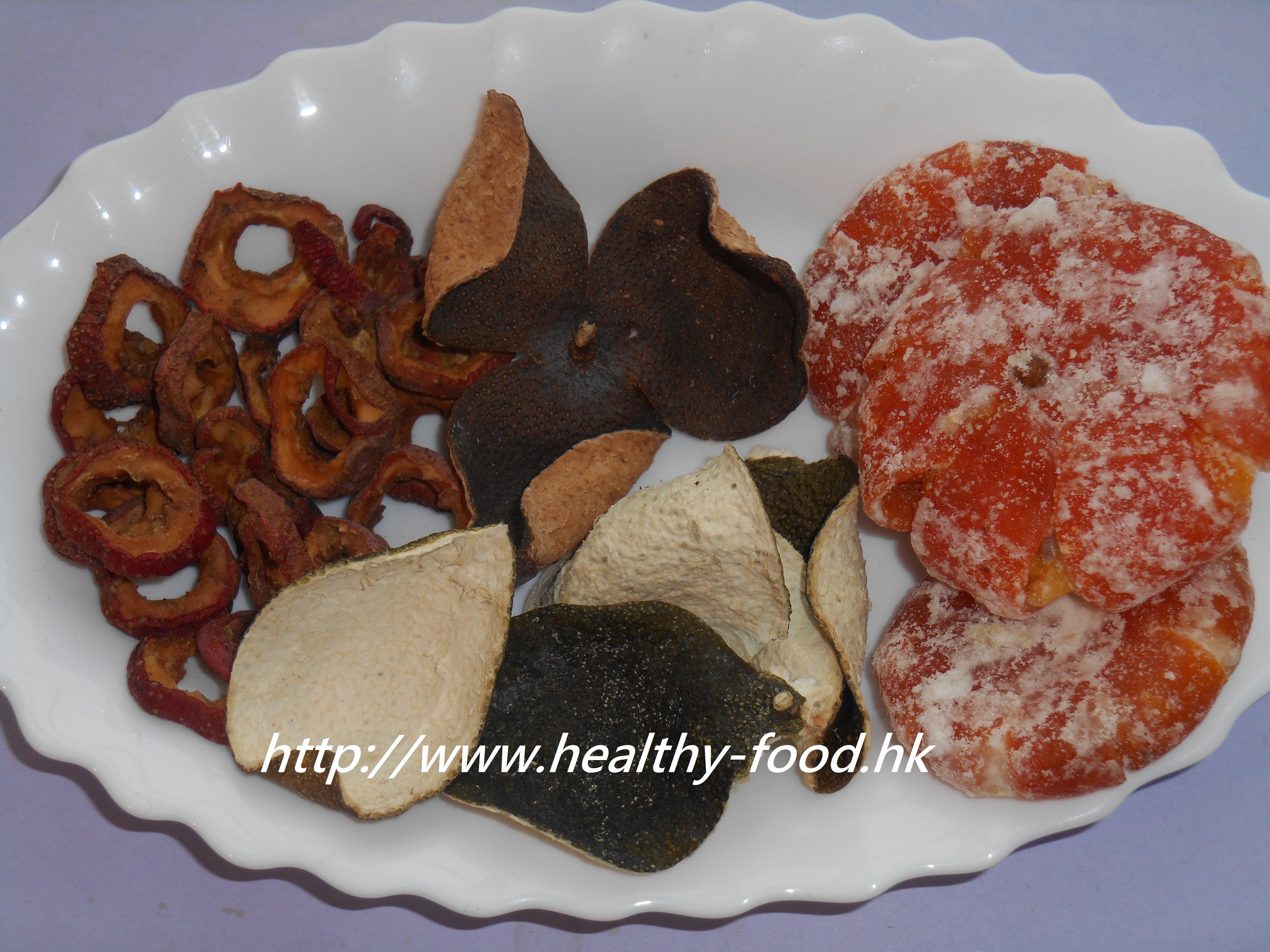 Hawthorn, Green Peel, Chen Pi and Tangerine Cake Soup