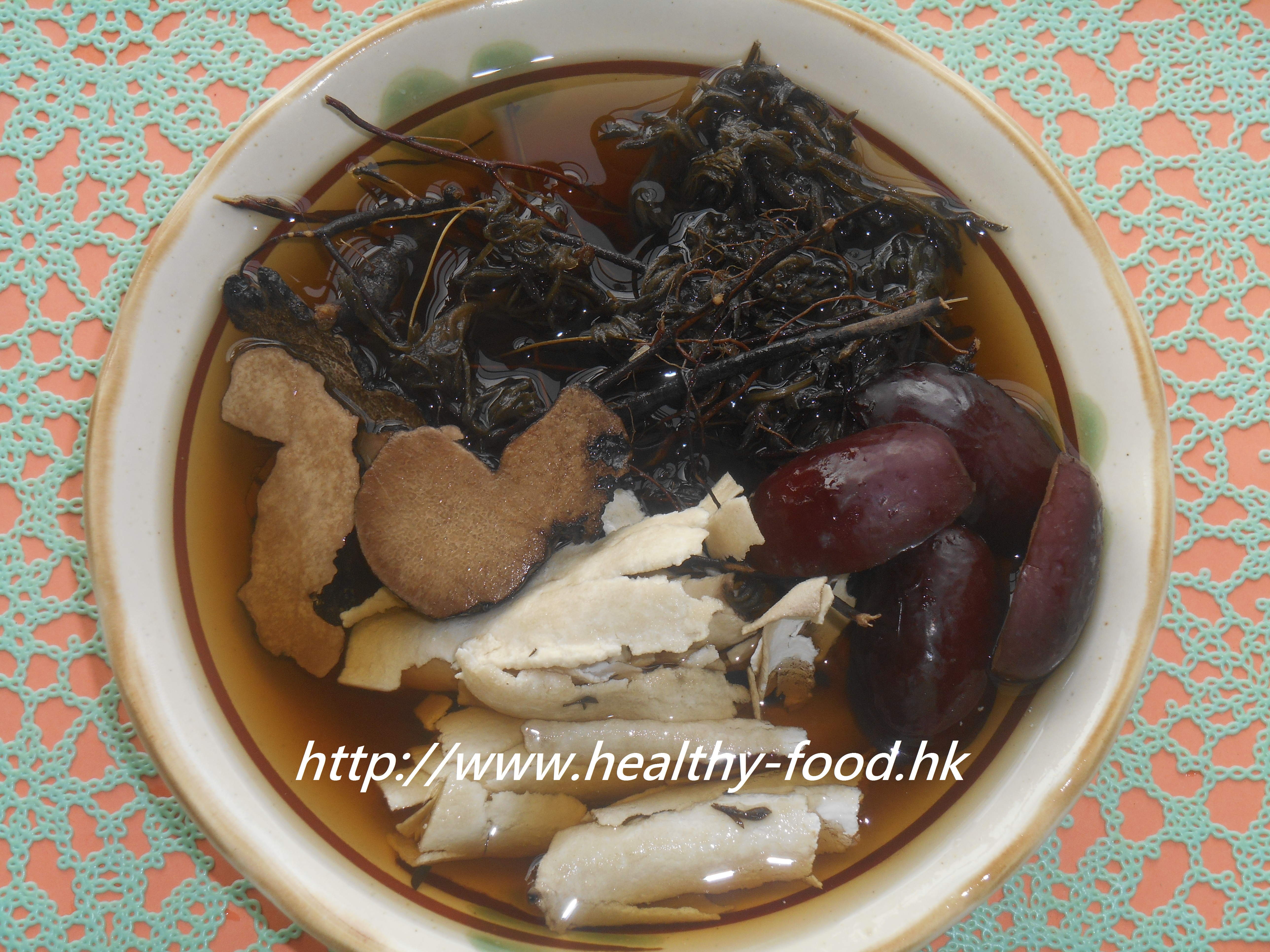 Chicken Bone Grass, Capillary Wormwood, Poria and Red Date Tea (Ji Gu Cao Yin Chen Qu Shi Cha)