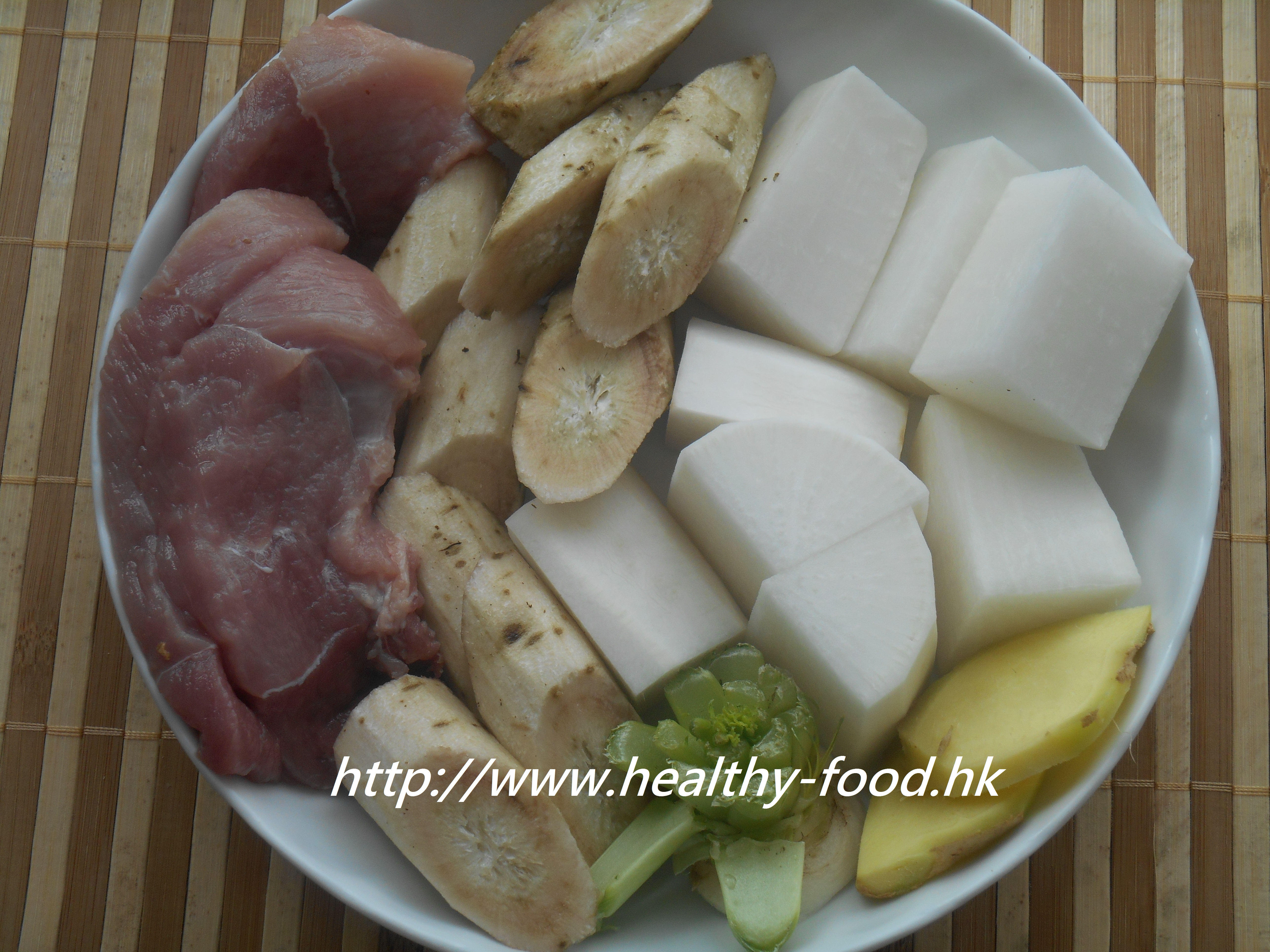 Burdock Root, White Radish & Lean Pork Soup