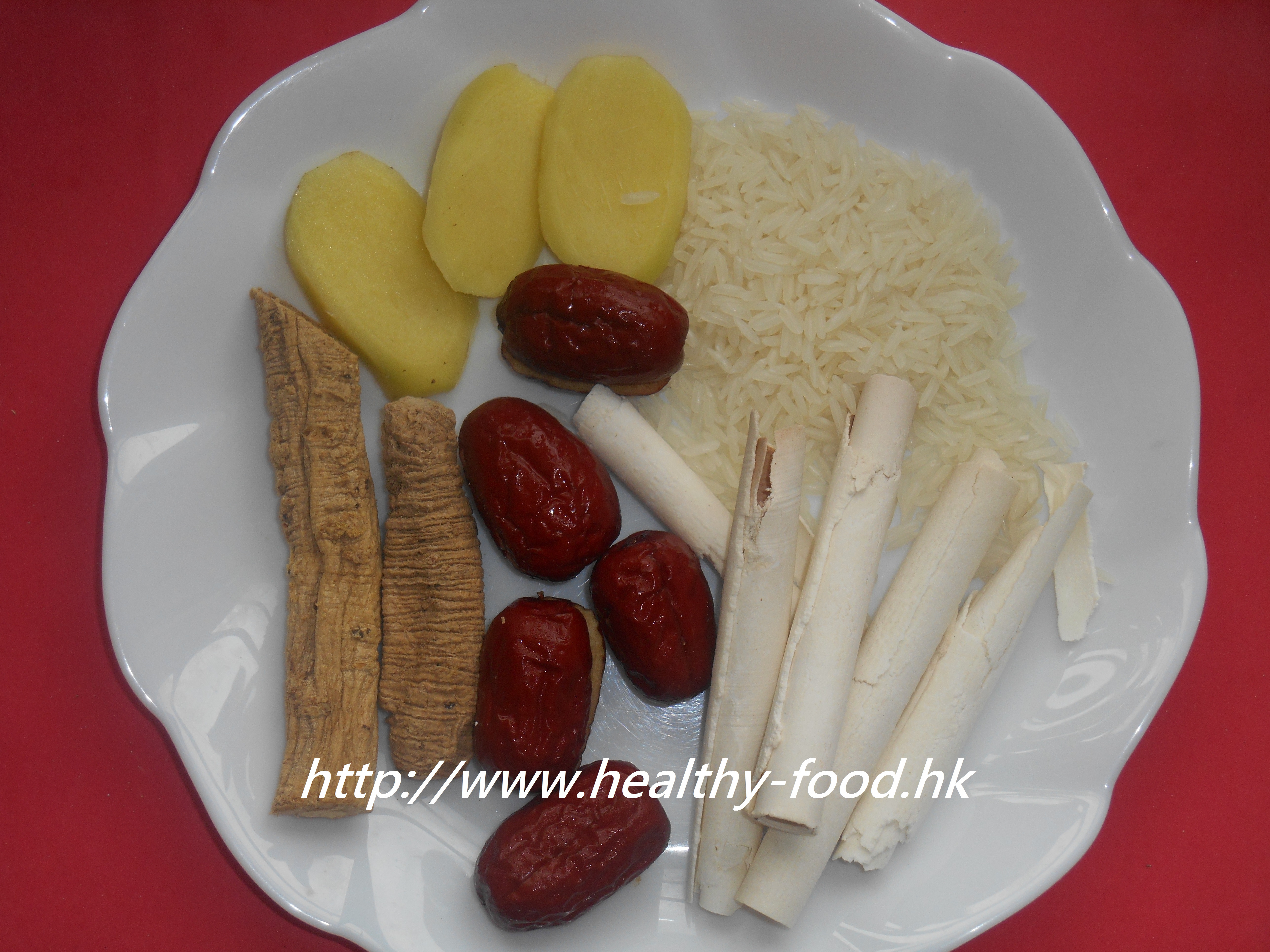 Codonopsis, Poria, and Red Date Congee
