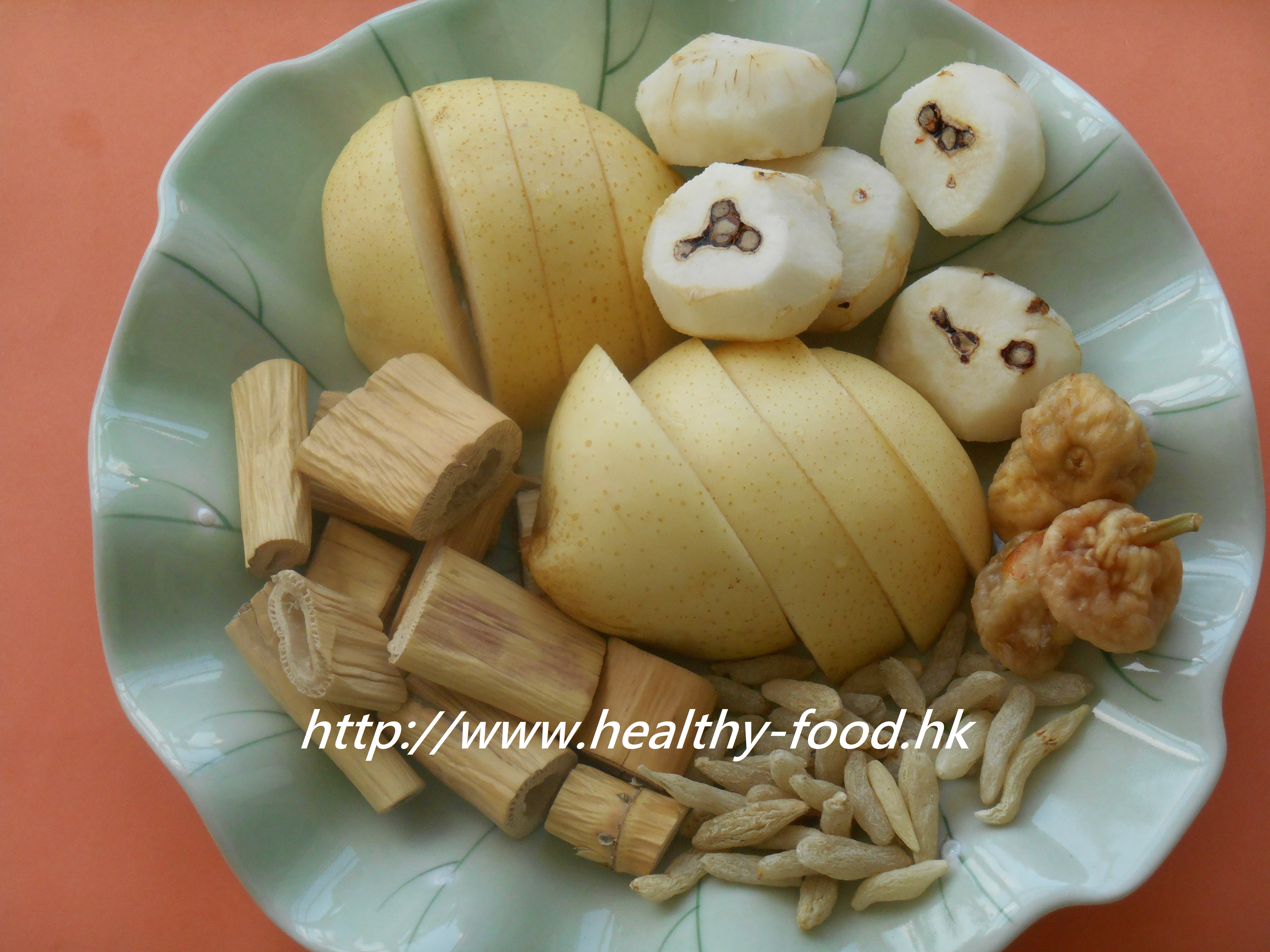 Reed Root, Water Chestnut & Pear Soup