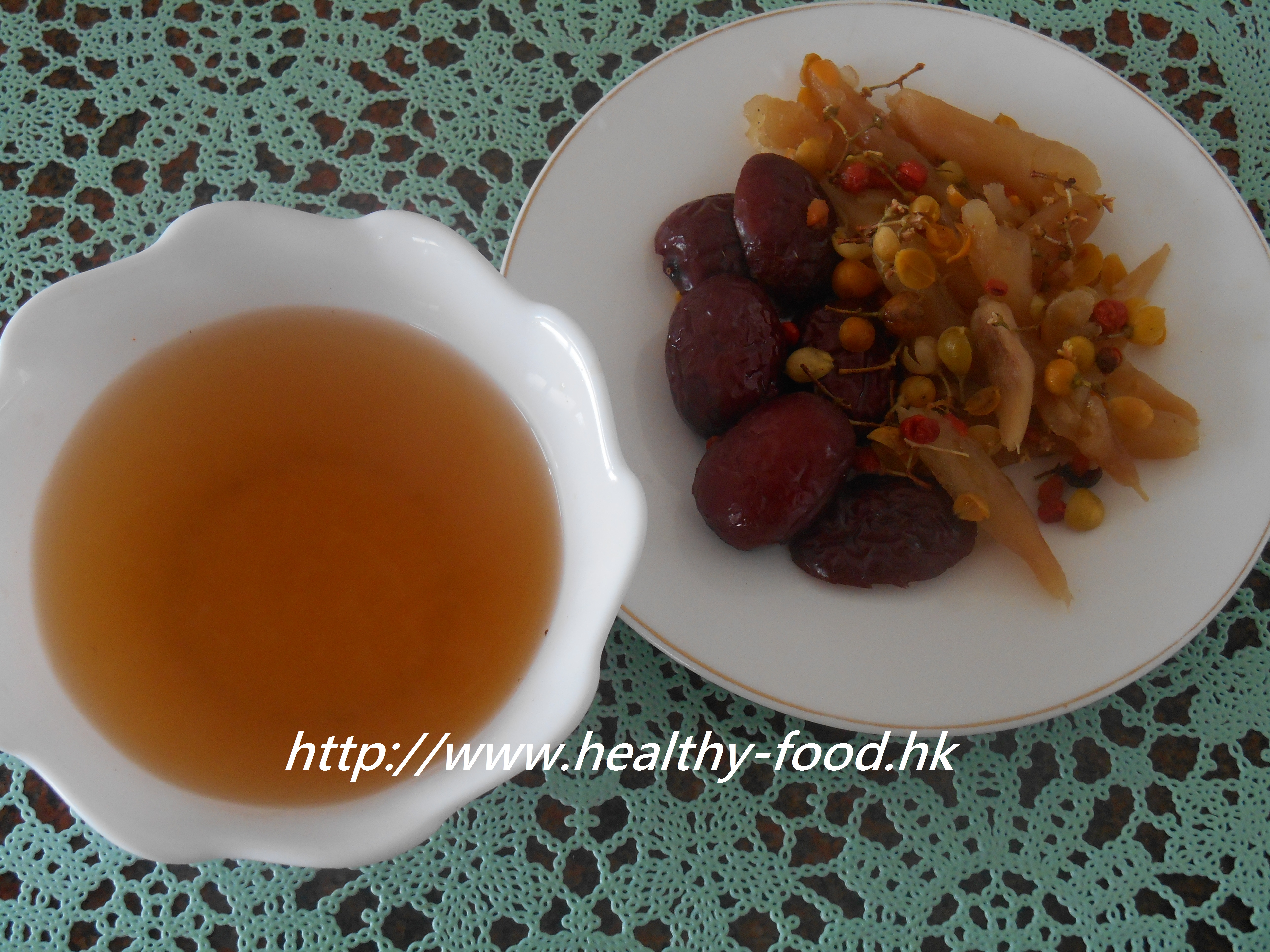 Albizia Flower, Asparagus Root and Red Date Tea