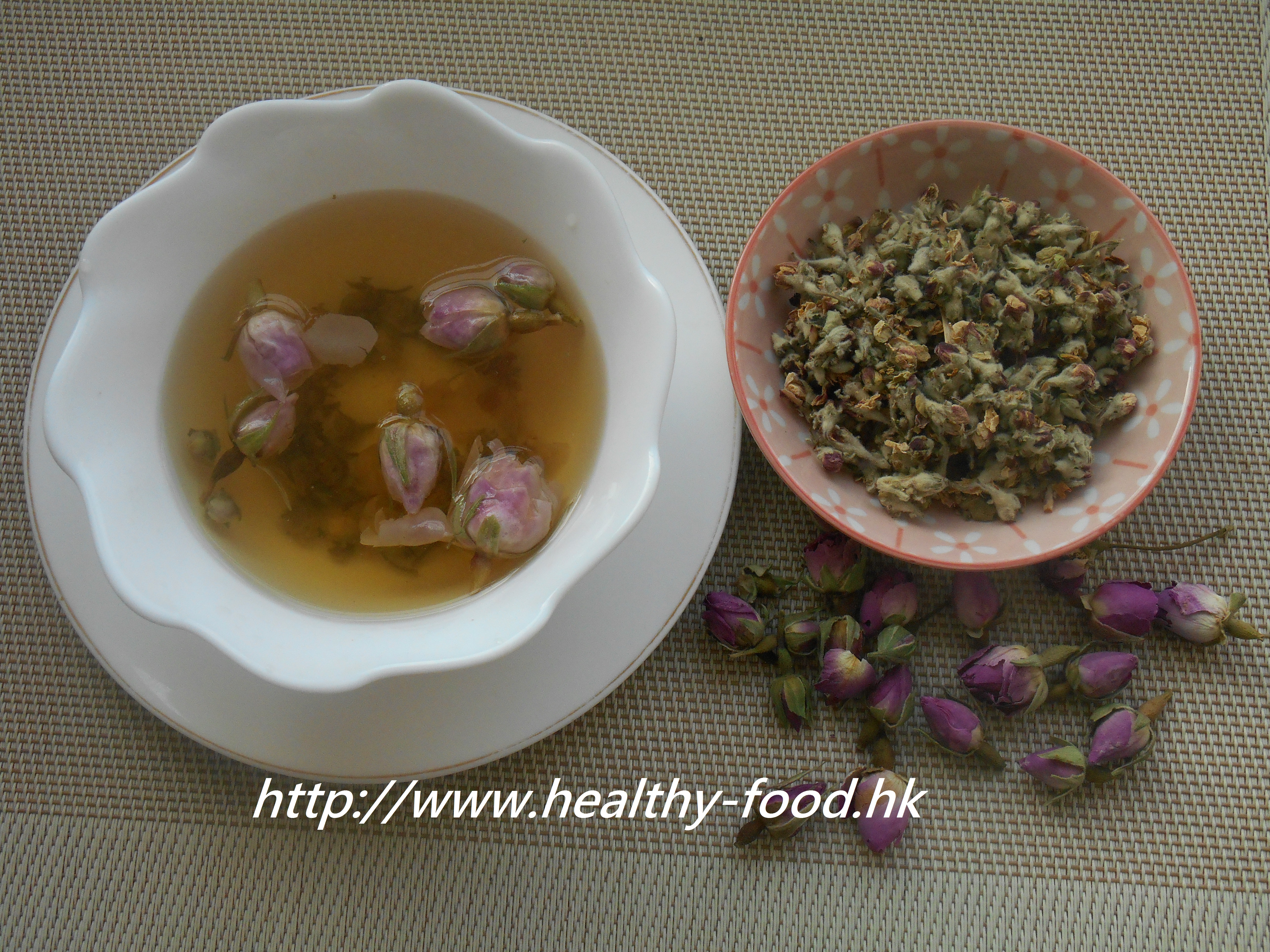 Apple Blossom Rose Honey Tea