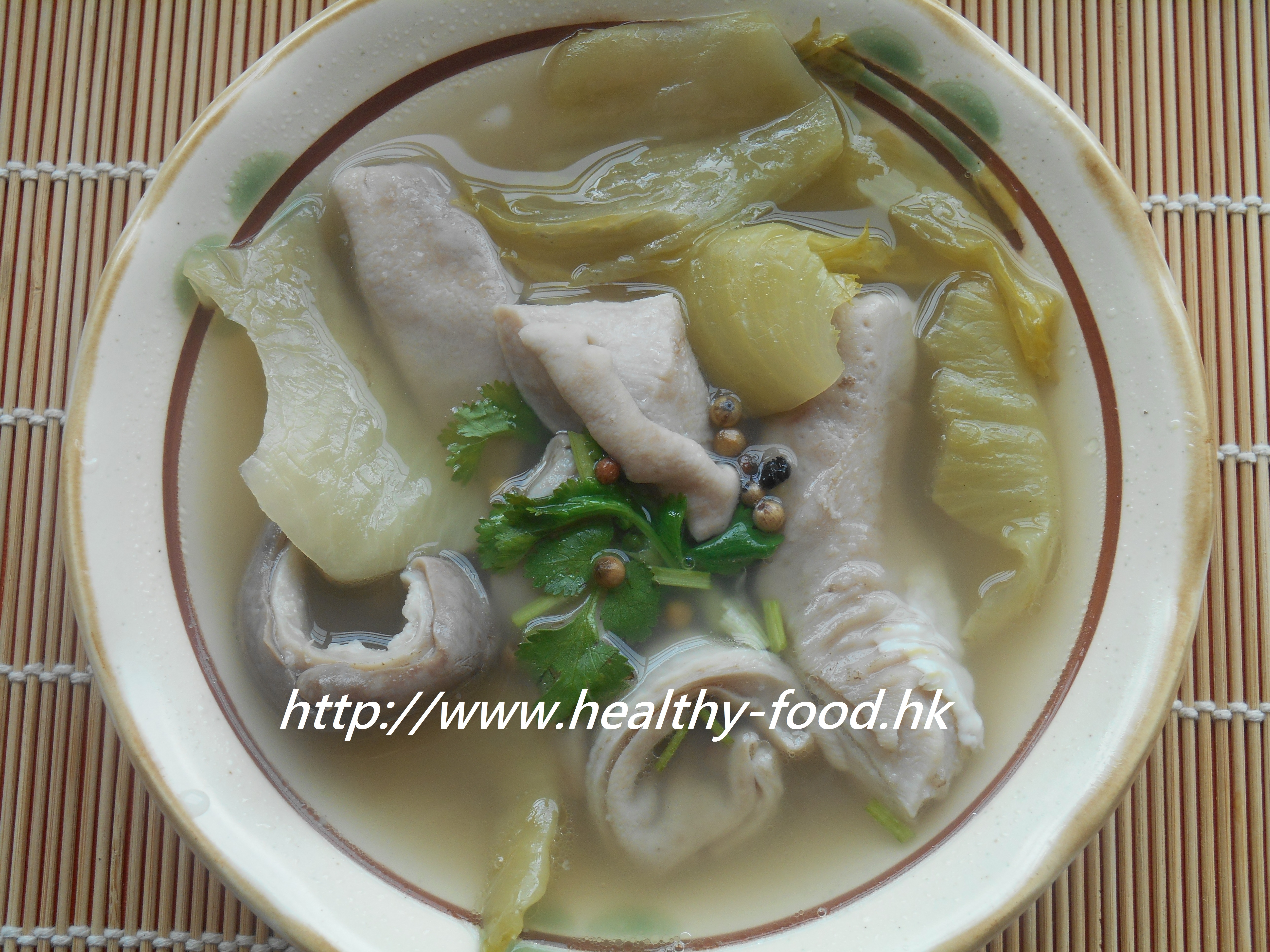Peppercorn, Pickled Mustard Greens, and Pork Tripe Soup