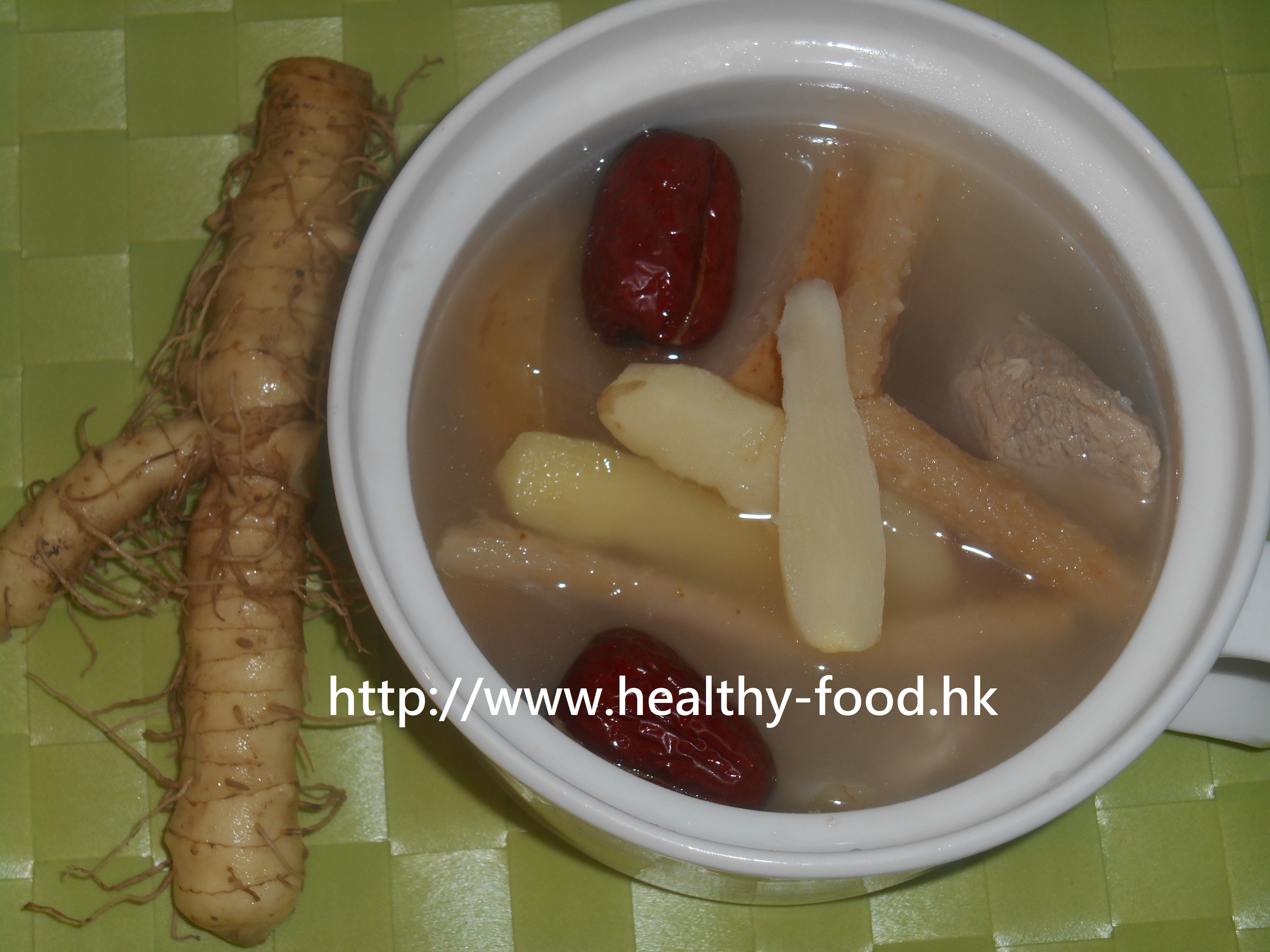 Adenophora, Solomon's Seal, Apple & Pear Lean Pork Soup