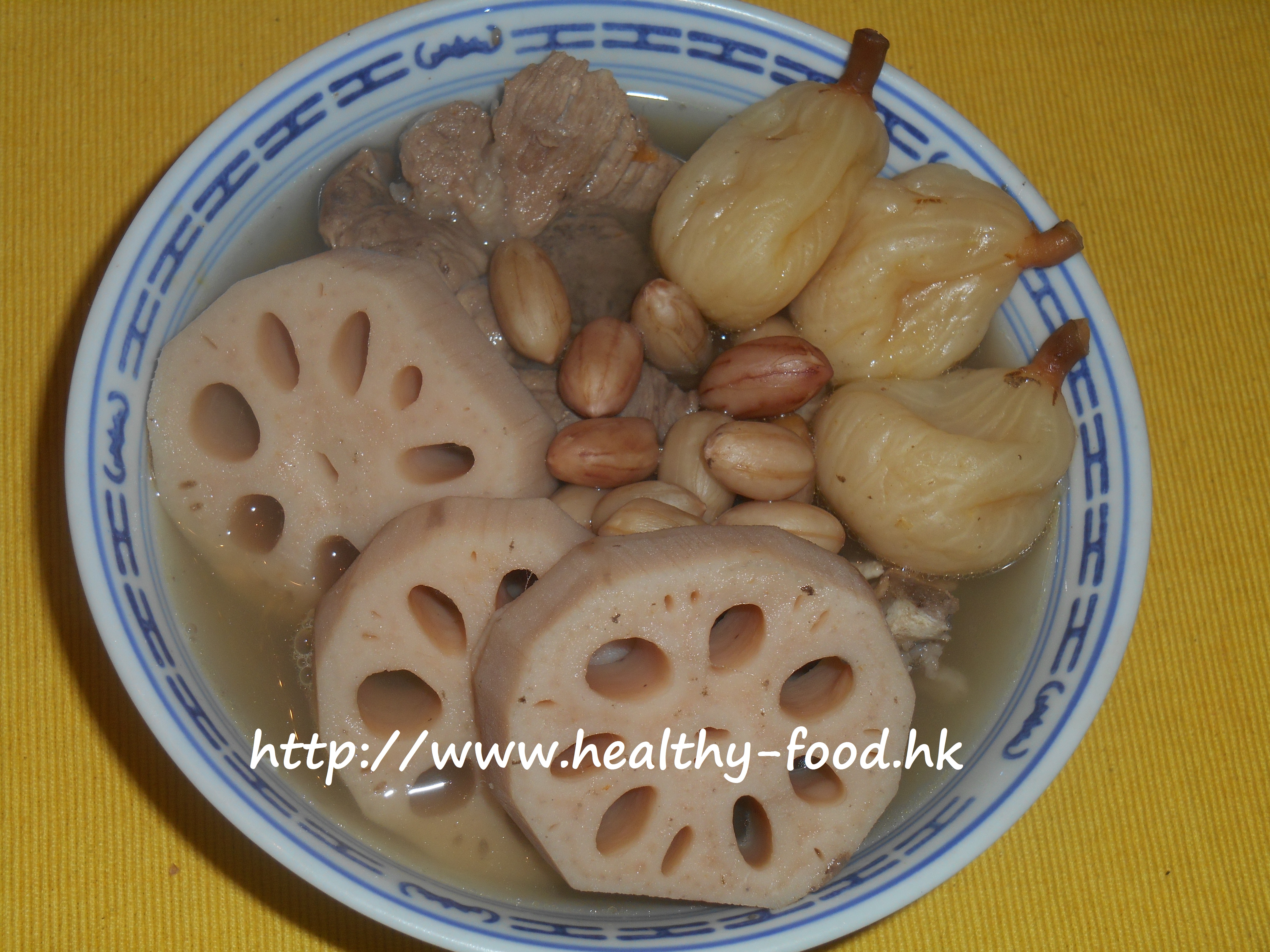 Lotus Root, Peanut, Fig, and Pork Rib Soup