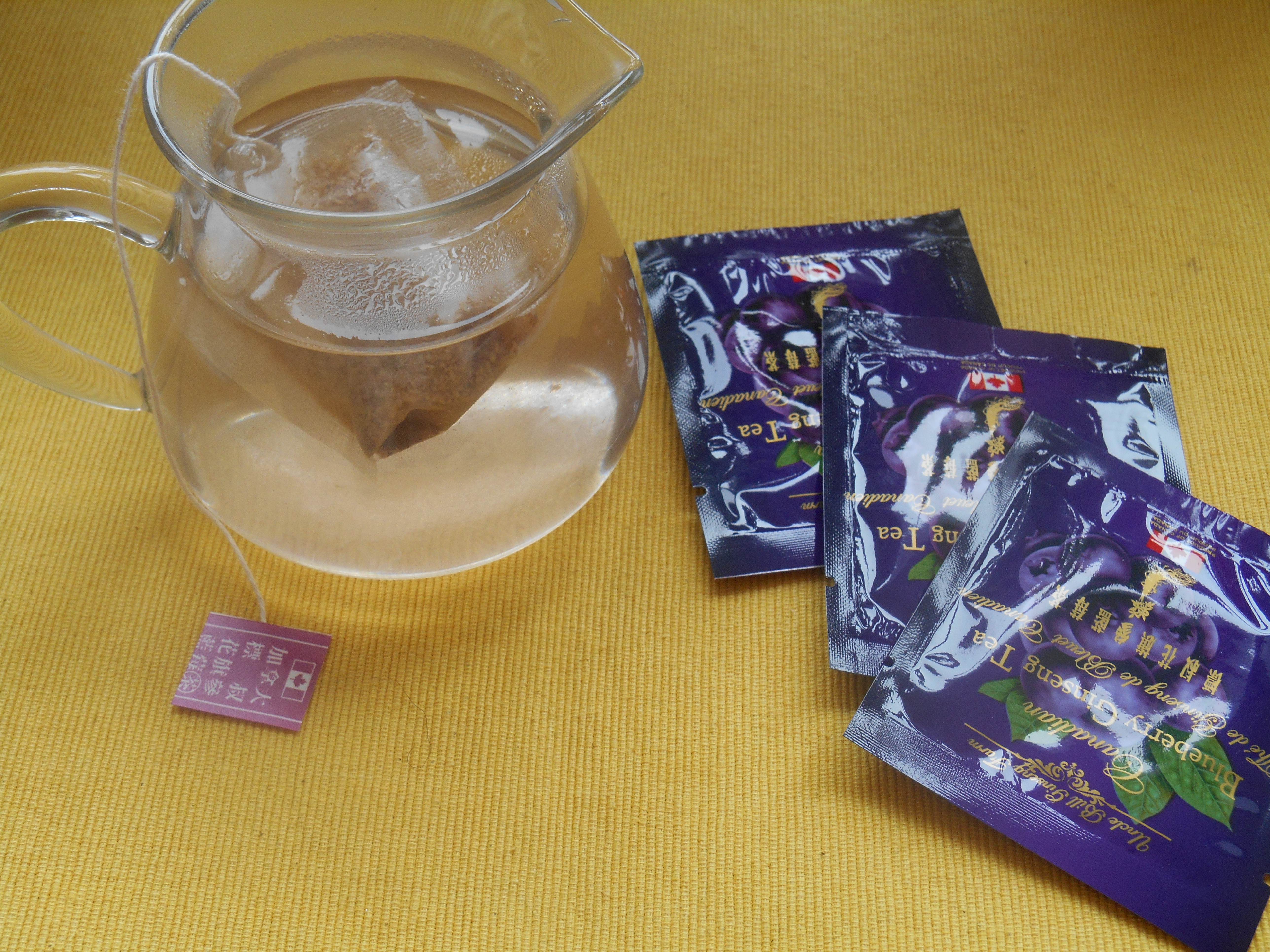 American Ginseng and Blueberry Tea
