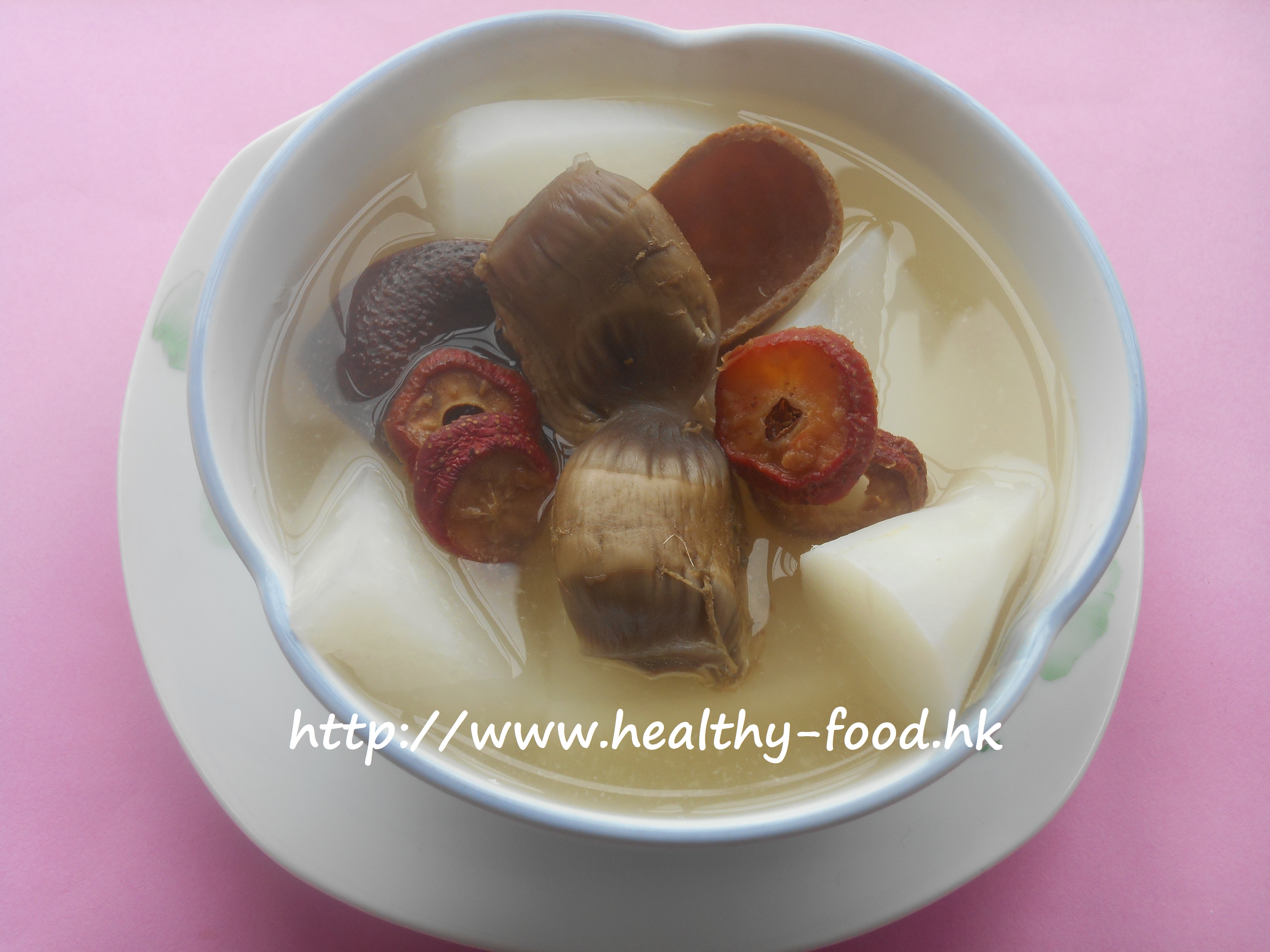 White Radish, Hawthorn and Dried Duck Gizzard Soup