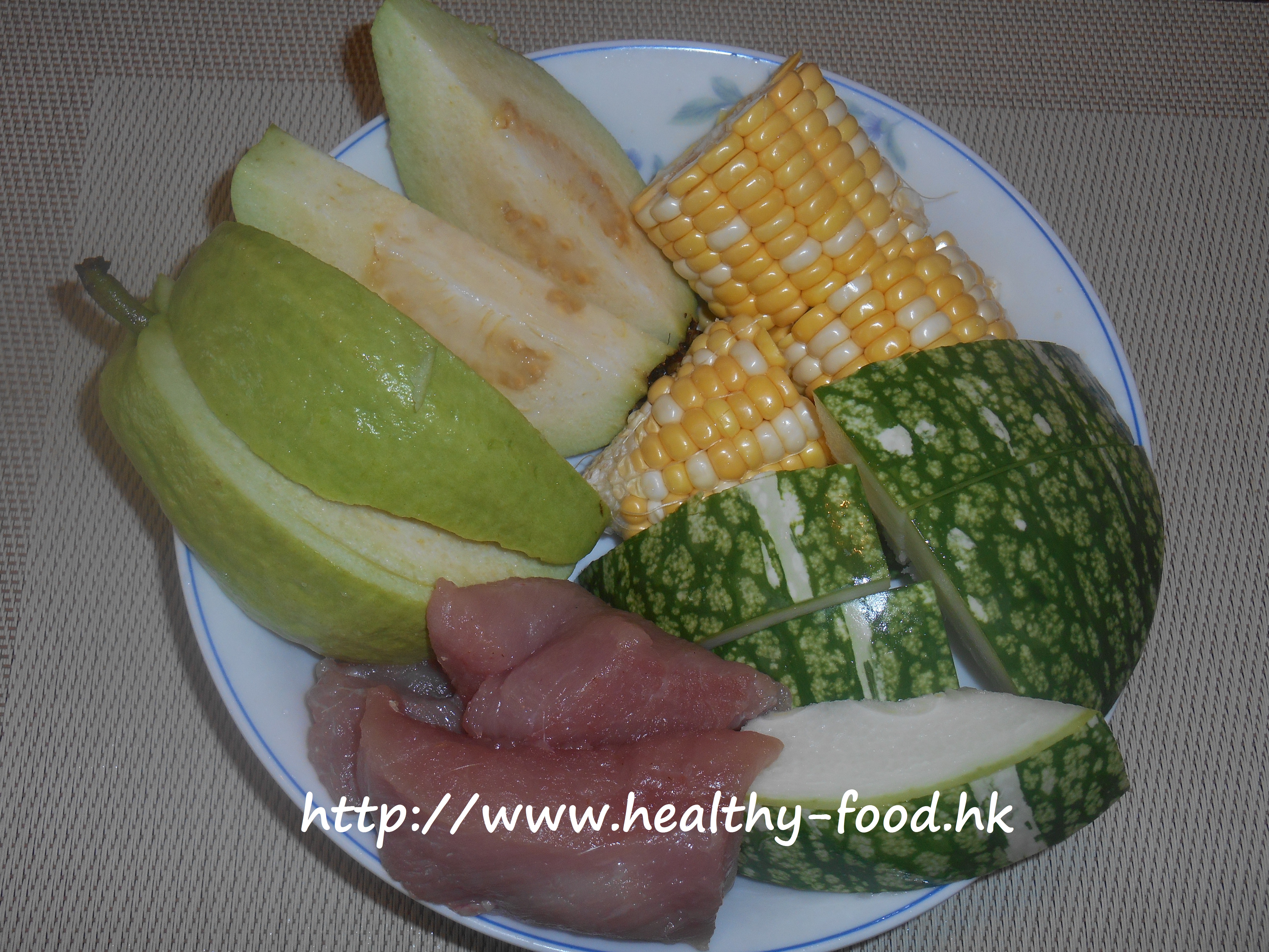 Spaghetti Squash, Guava and Corn Soup