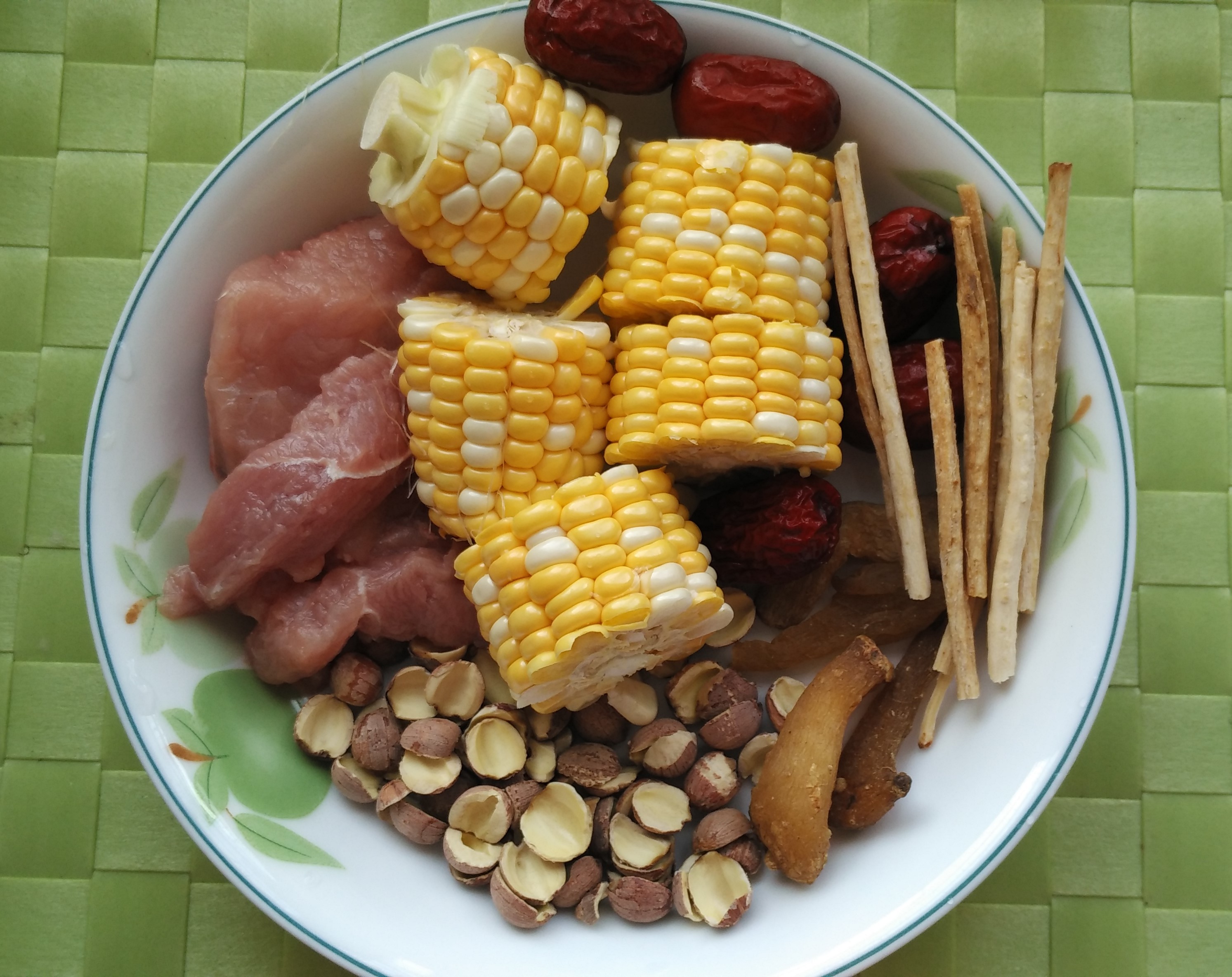 Adenophora, Solomon's Seal, Lotus Seed and Corn Soup