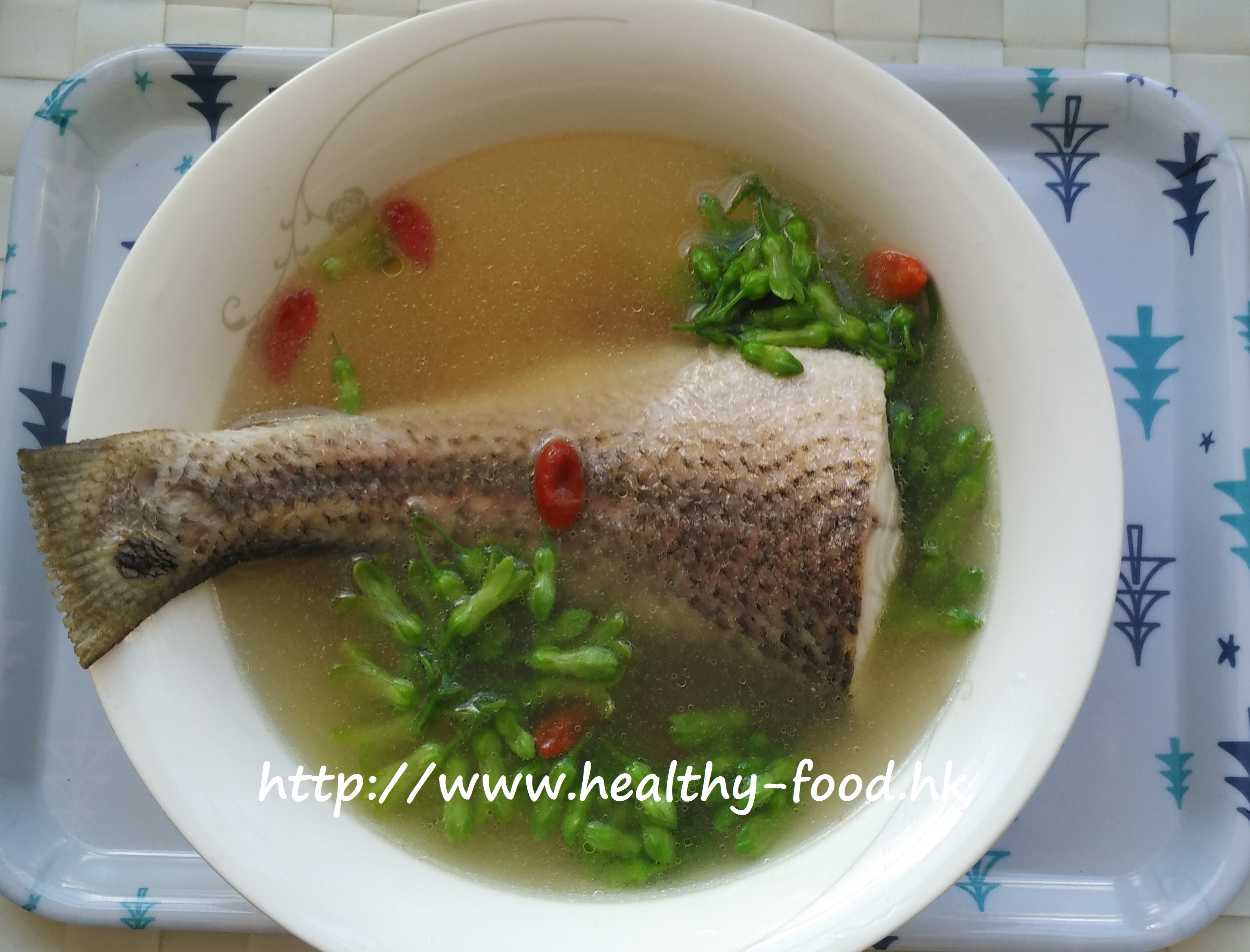 Night-Blooming Jasmine, Goji Berry and Fresh Fish Soup