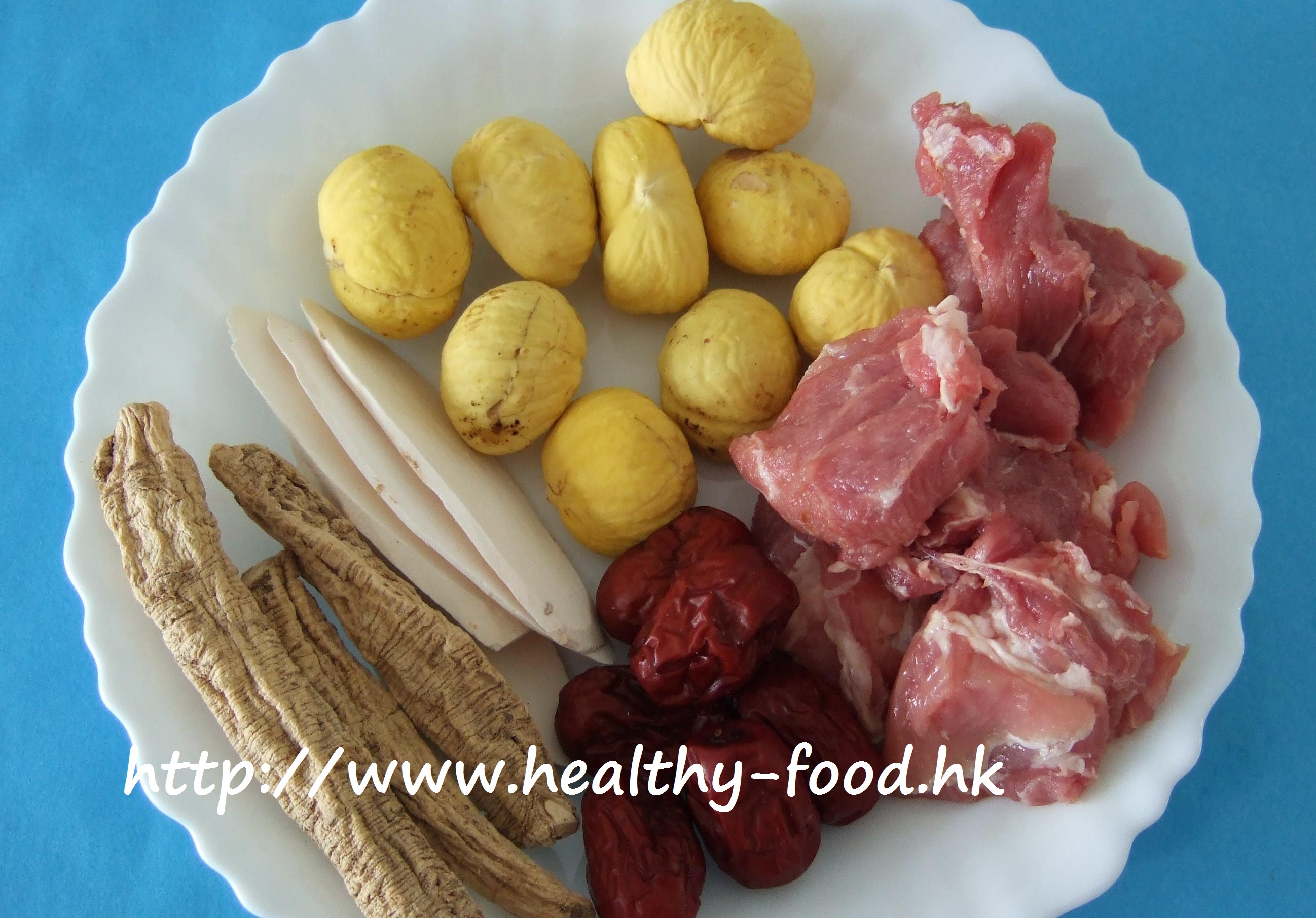 Chinese Yam, Codonopsis, Chestnut and Pork Bone Soup