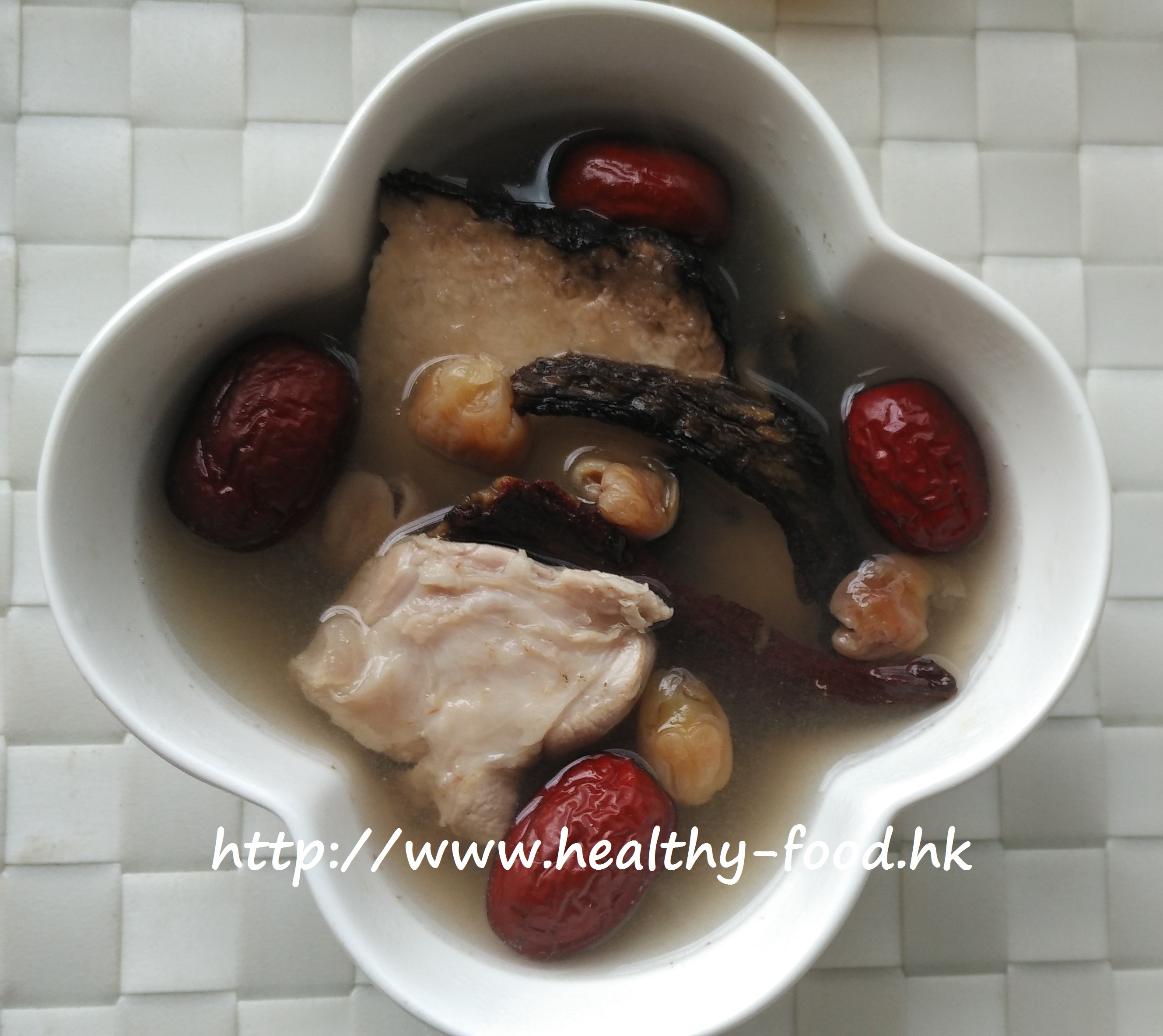 Danshen, Spirit Poria and Longan Lean Pork Soup