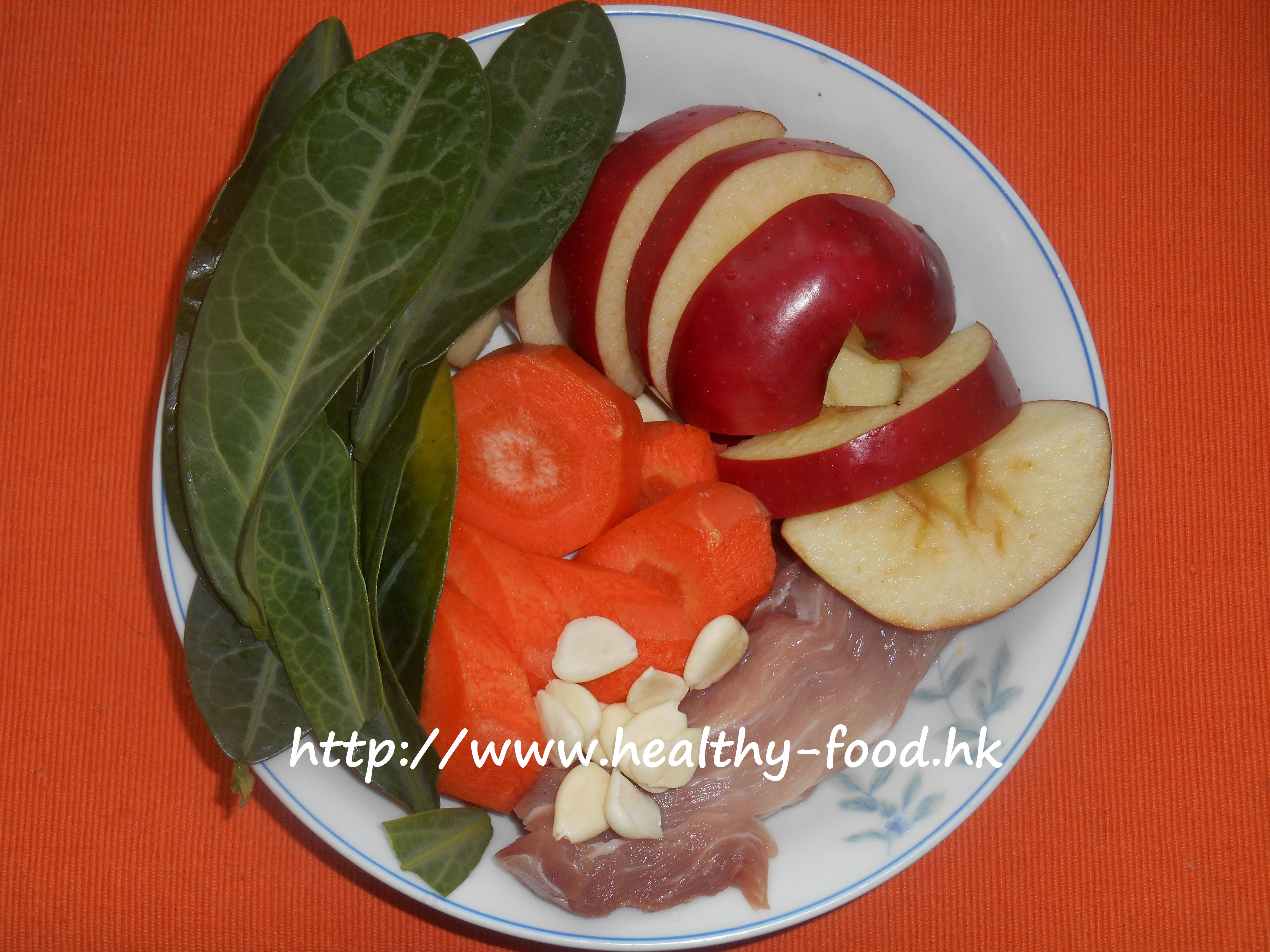 Dragon Tongue Leaf Apple Soup